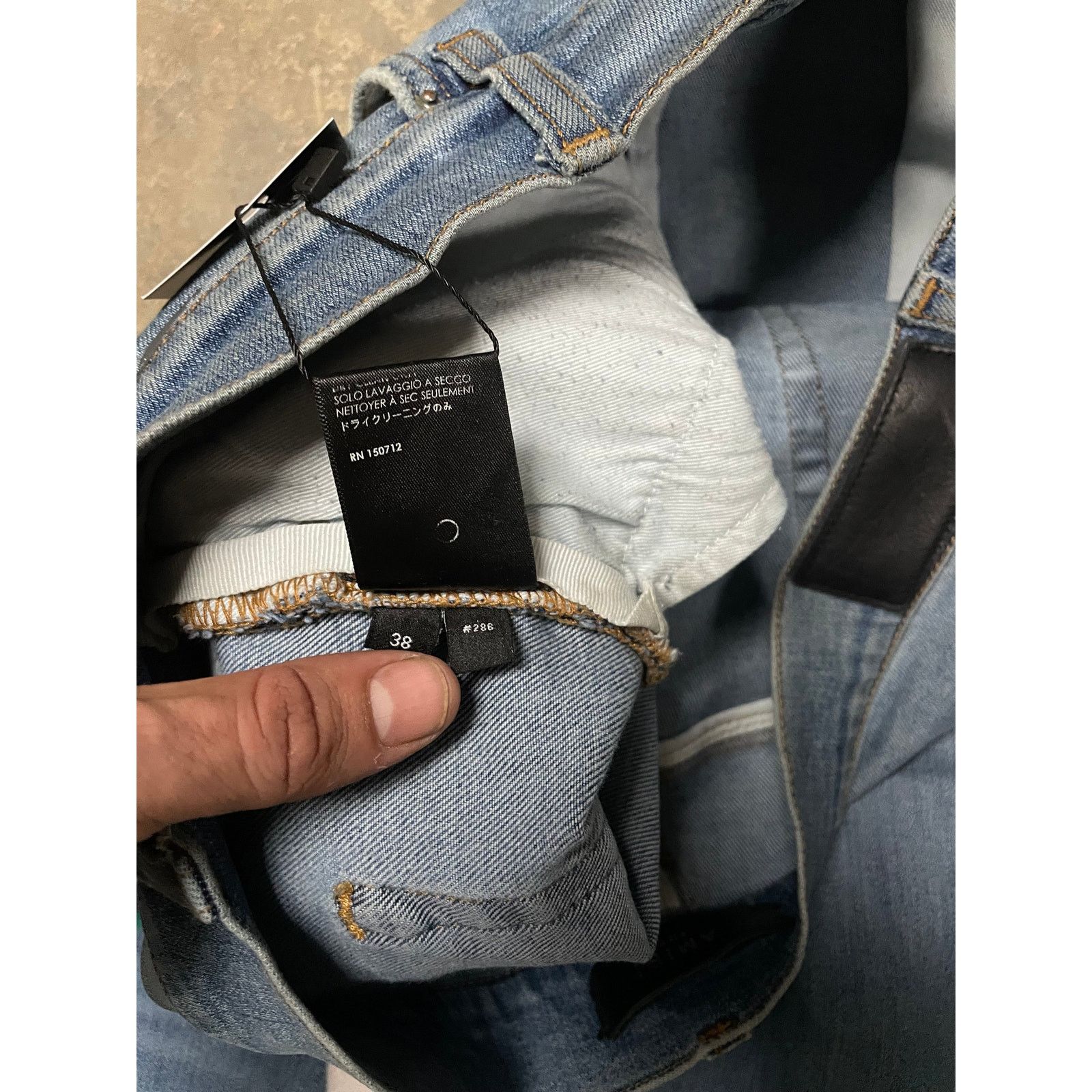 Amiri Amiri Jeans Light Wash Splatter Thrasher Used 38 Size US 38 / EU 54 - 8 Thumbnail