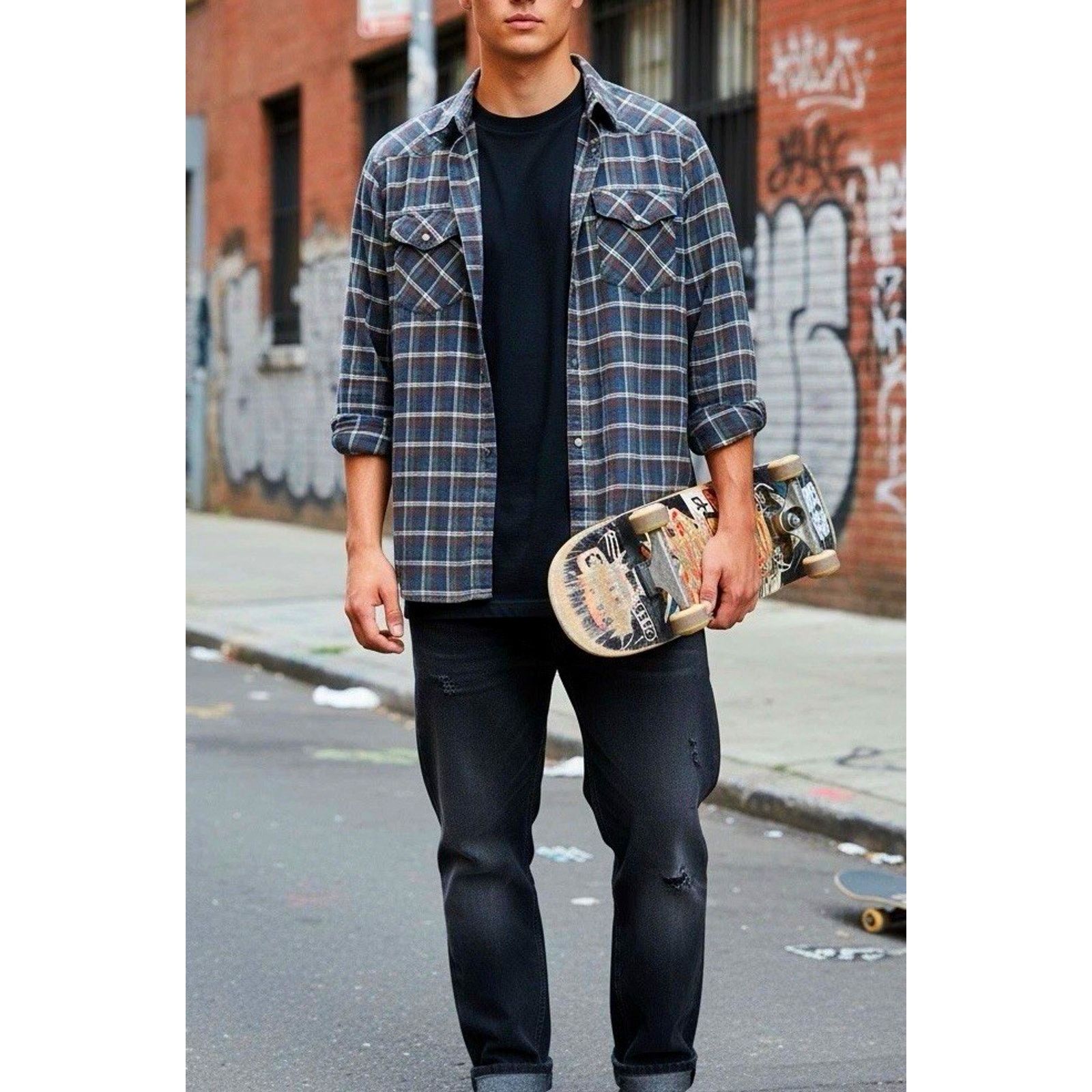 Vans Vans Men Plaid Shirt L Grunge Skater Y2K Anthony Van Engelen Size US L / EU 52-54 / 3 - 11 Thumbnail