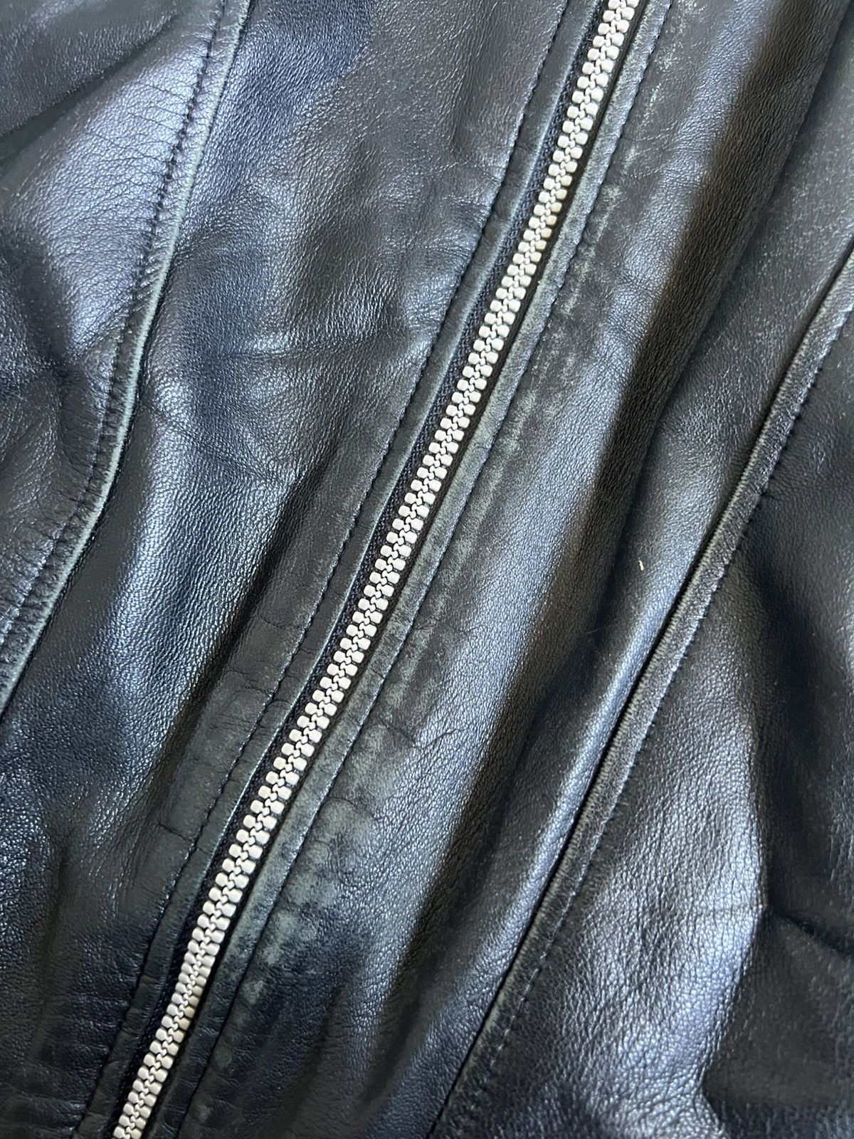Adidas Vintage Adidas Leather Bomber Jacket Olympic Collection 1960 Size US XL / EU 56 / 4 - 4 Thumbnail