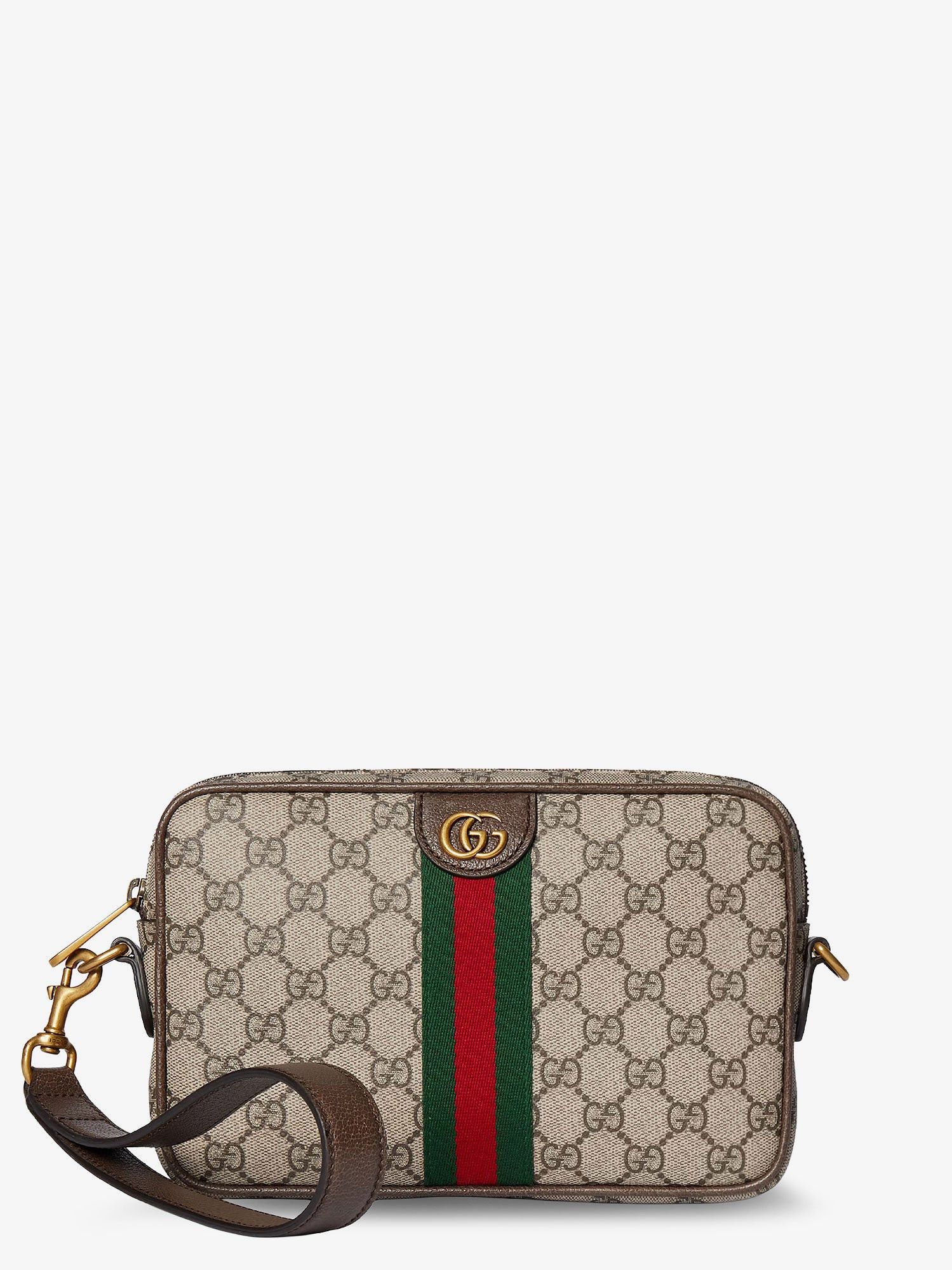 Gucci Ophidia Gg Supreme Fabric Crossbody Bag Size ONE SIZE - 1 Thumbnail