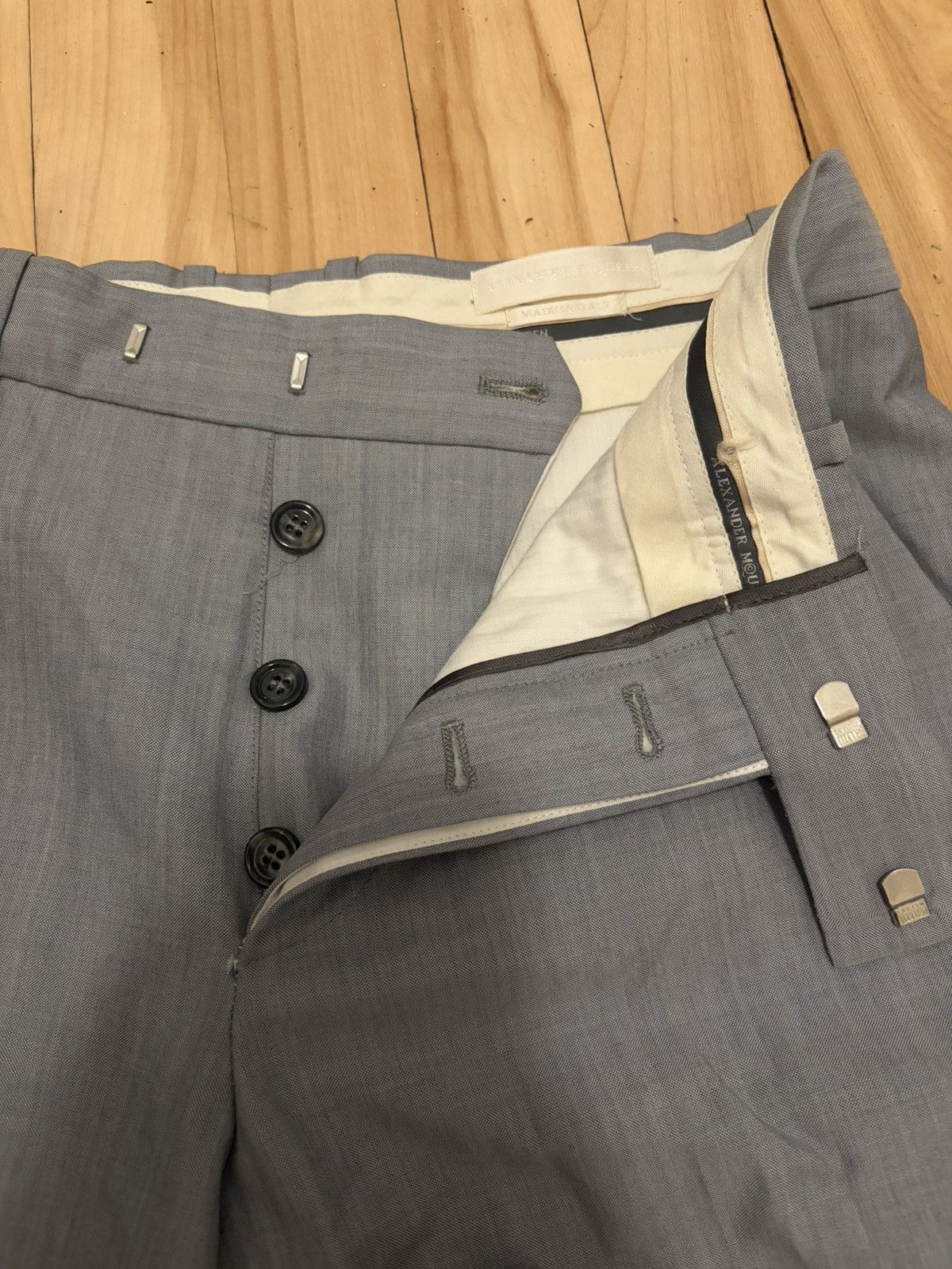 Alexander McQueen Dress Pants Size 34R - 2 Thumbnail