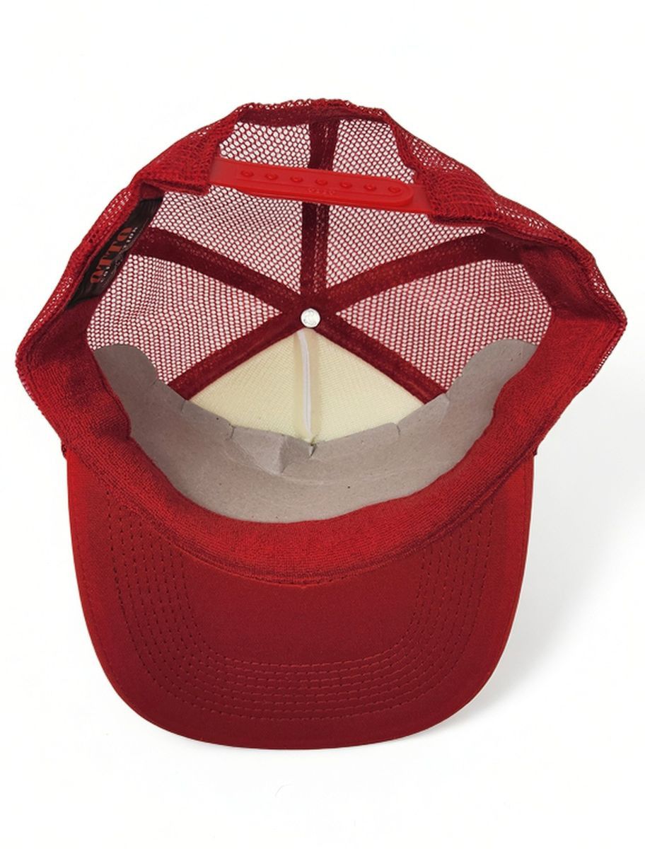 Other Pizza Hut Logo Mesh Back Trucker Hat OSFM OTTO COLLECTION Size ONE SIZE - 6 Thumbnail