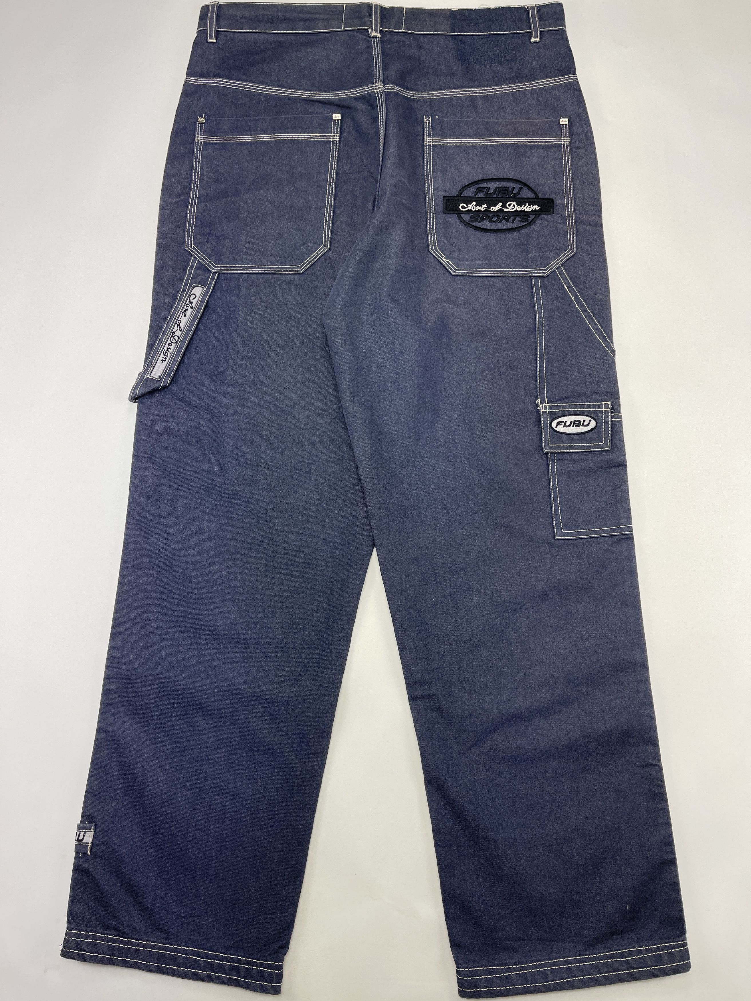 Fubu FUBU jeans, vintage baggy jeans, 90s hip hop skater Y2K 34 Size US 34 / EU 50 - 1 Thumbnail