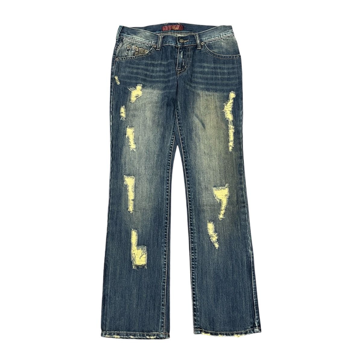 14th Addiction Riot - Thrashed Fading Denim ifsix Lgb Style shibuya tokyo Size US 30 / EU 46 - 2 Thumbnail