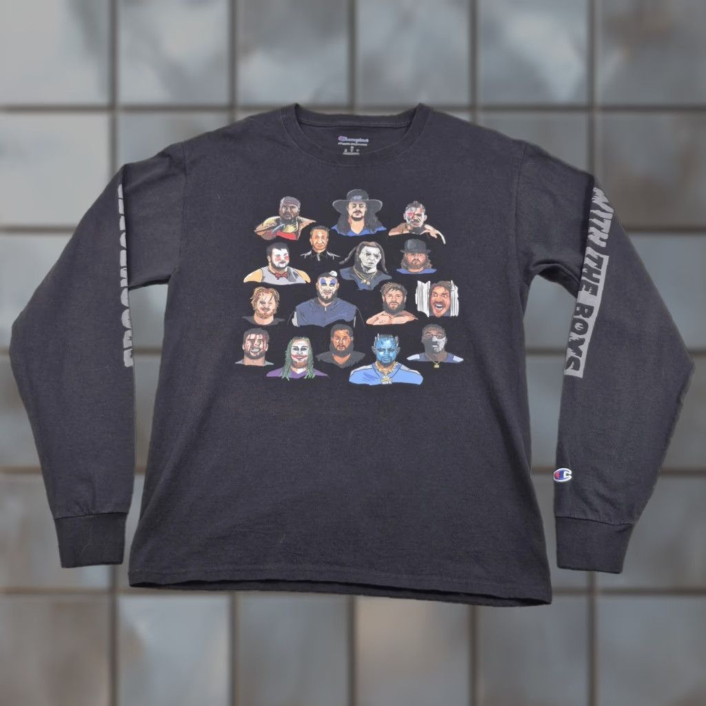 Champion Champion Shirt Mens Medium Black Spooktober Barstool With The Boys Long Sleeve Size US M / EU 48-50 / 2 - 1 Thumbnail