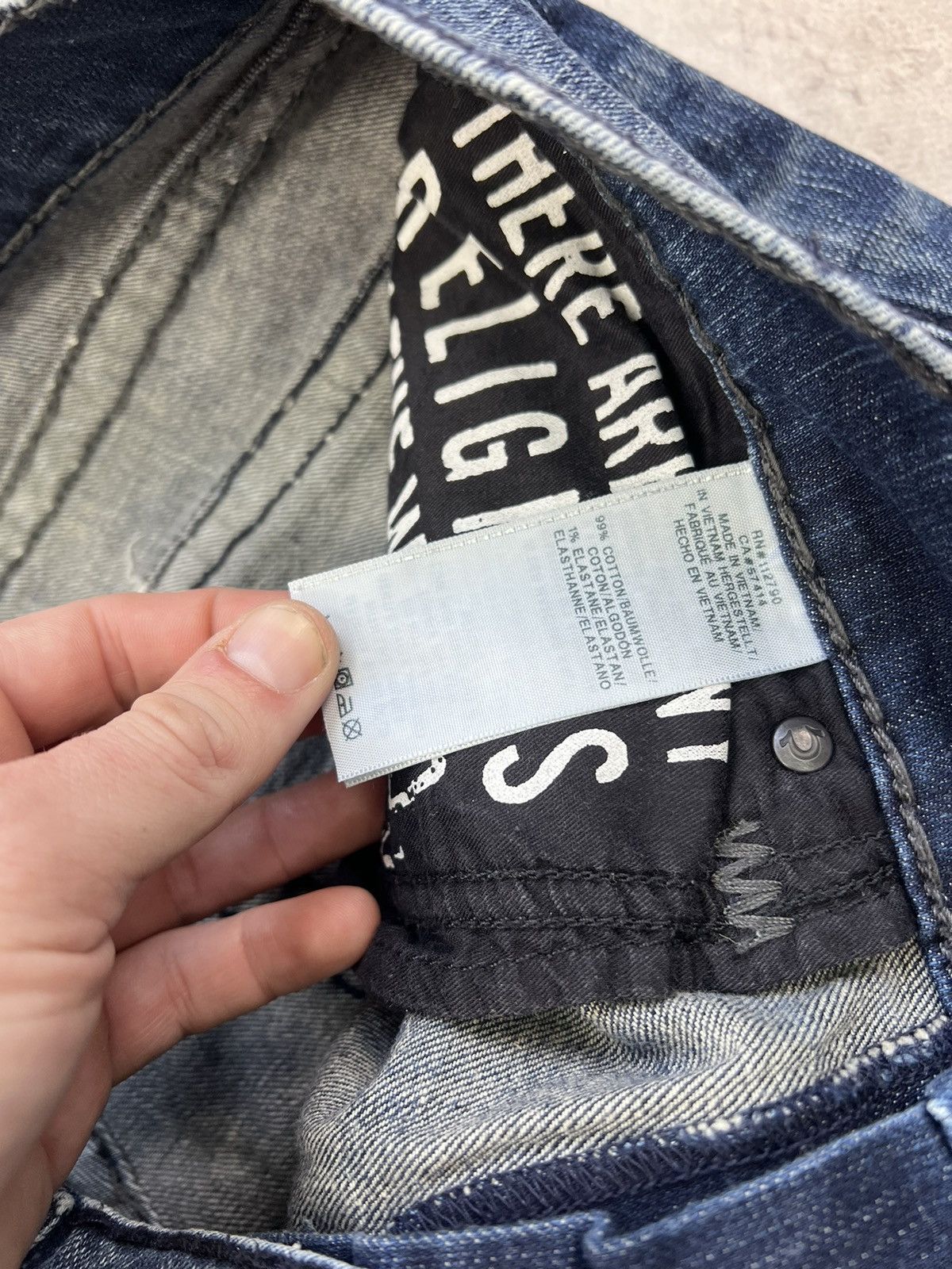 Japanese Brand × True Religion True Religion y2k Flare Japanese Jeans Distressed Size US 34 / EU 50 - 17 Thumbnail