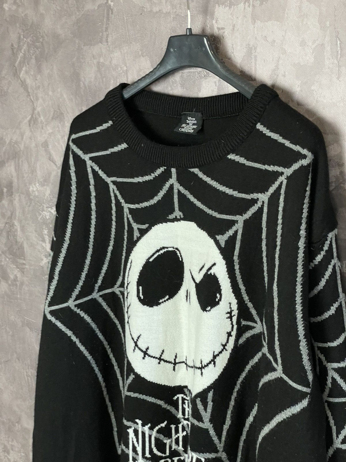 Disney The nightmare before Christmas vintage goth emo y2k sweater Size US L / EU 52-54 / 3 - 8 Thumbnail