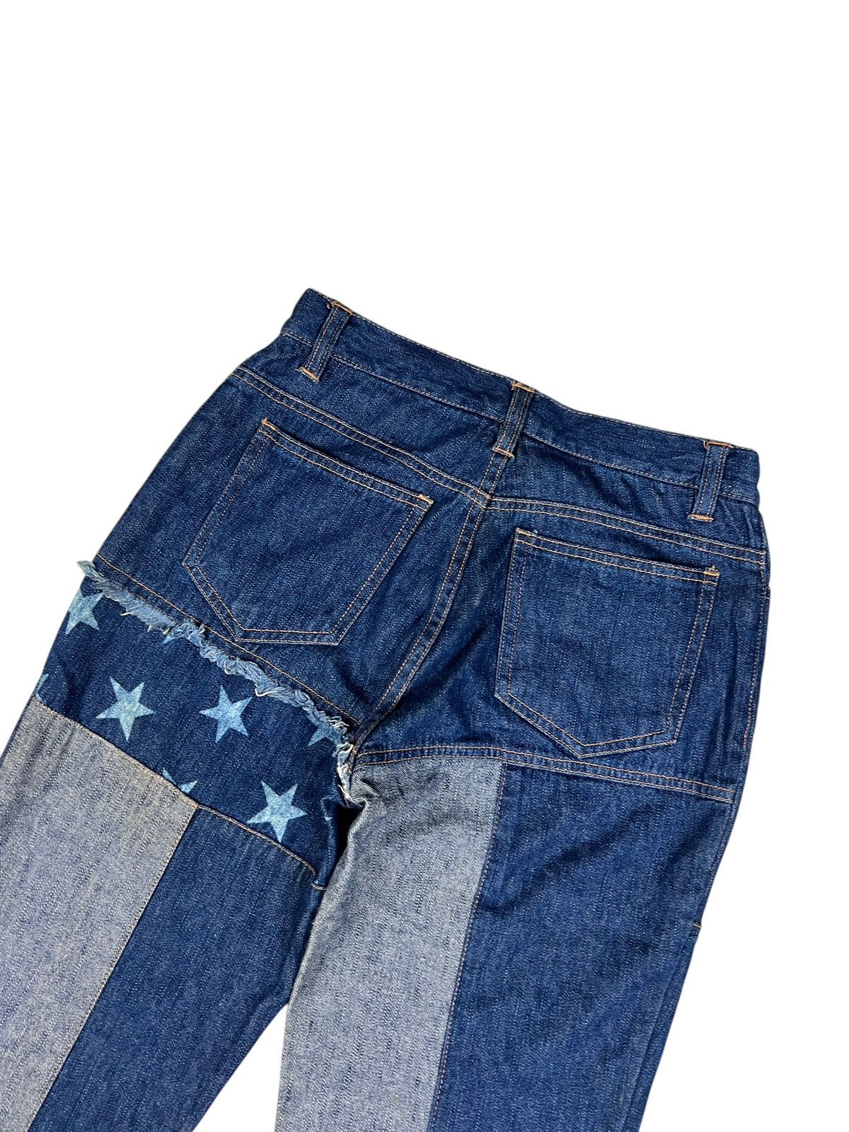 Hysteric Glamour × Japanese Brand F.M.N 🇯🇵 Rebuilt Flare Jeans Size 27" / US 4 / IT 40 - 6 Thumbnail