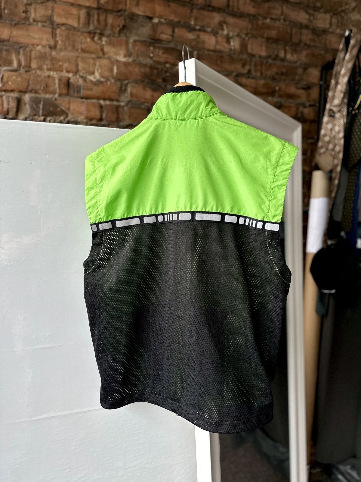 Other 🧨Vintage 90s Vest Nike Reflective Full Zip Green Size: S Size US S / EU 44-46 / 1 - 6 Thumbnail