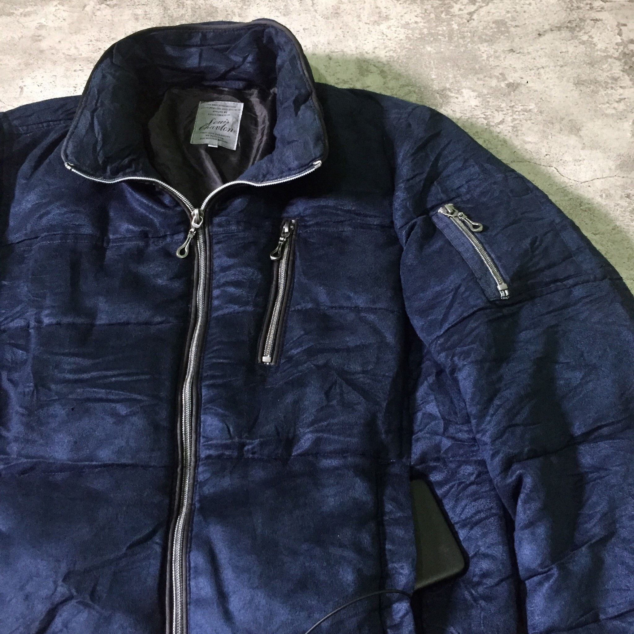 Japanese Brand Louis Chavlon Faux Suede Pattern Rider Replace Hoded Jacket Size US L / EU 52-54 / 3 - 4 Thumbnail