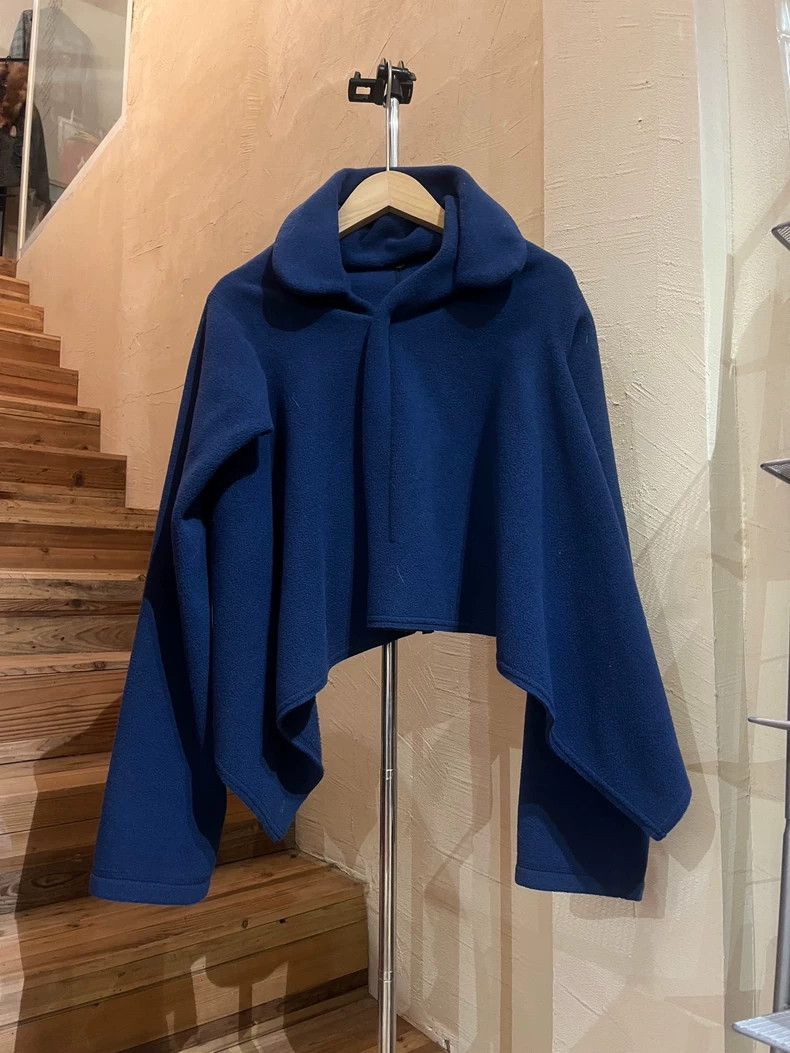 Comme des Garcons Comme Des Garcons Irregular long-sleeved flannel jacket co Size M / US 6-8 / IT 42-44 - 1 Thumbnail