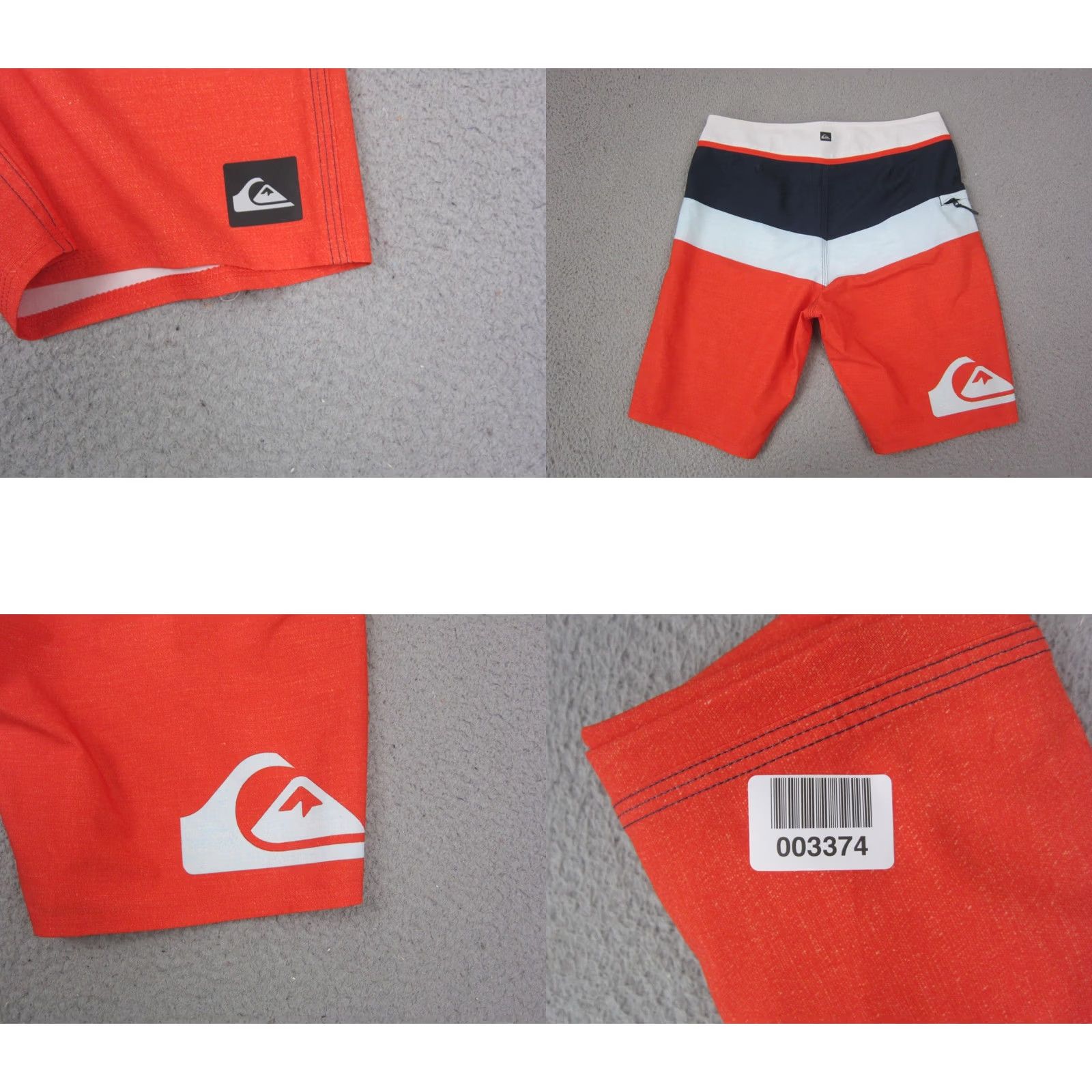 Quiksilver Quiksilver Shorts Mens Size 32 Orange Blue Stripe Sunset Future Swim Trunks Beach 90s Pockets Mens Size US 32 / EU 48 - 10 Thumbnail