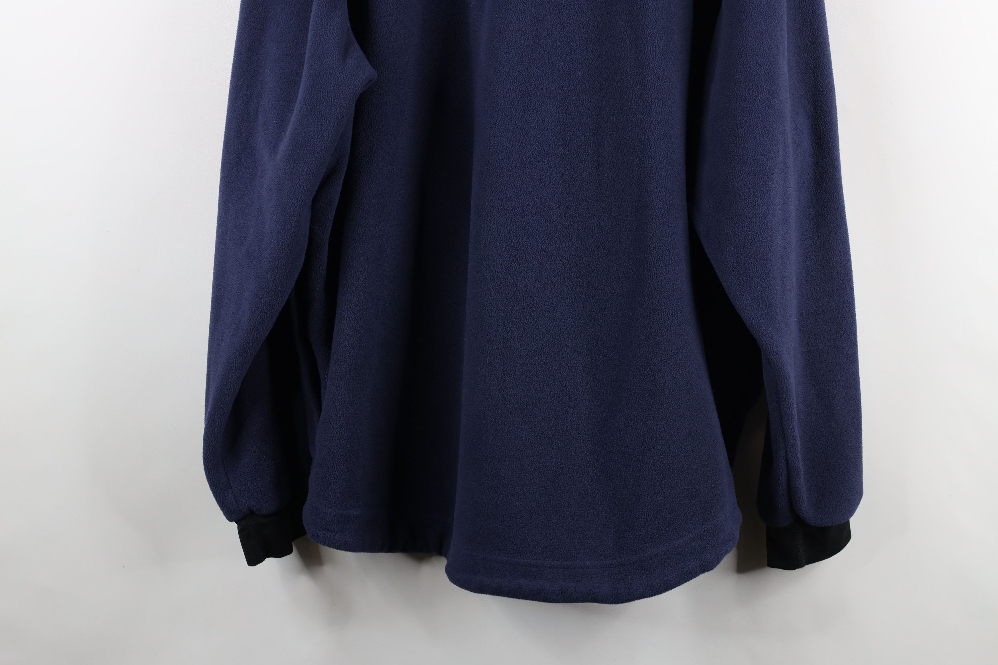 Nike × Vintage Vintage 90s Nike Alpha Project Swoosh Fleece Sweater Blue Size US L / EU 52-54 / 3 - 13 Thumbnail