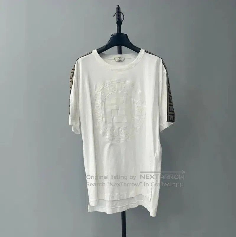 Fendi Fendi Summer White Cotton T-Shirt for Women . Size XS / US 0-2 / IT 36-38 - 1 Thumbnail
