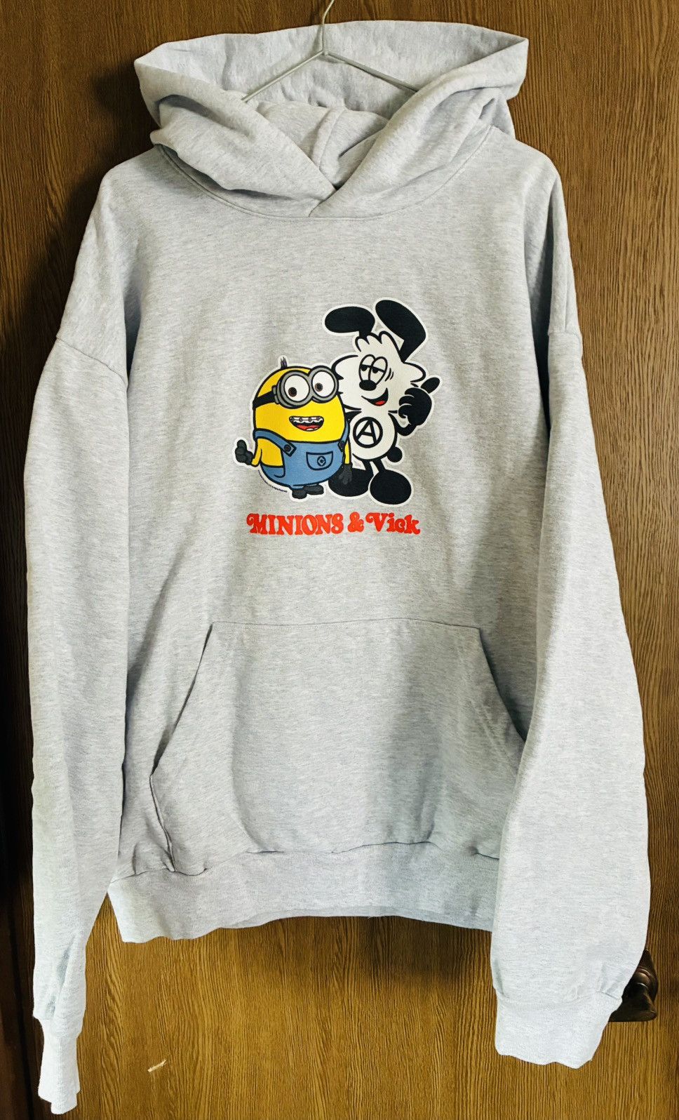Wasted Youth VERDY x Minions Hoodie Vick & Otto Grey XL2022 Size US XL / EU 56 / 4 - 1 Thumbnail