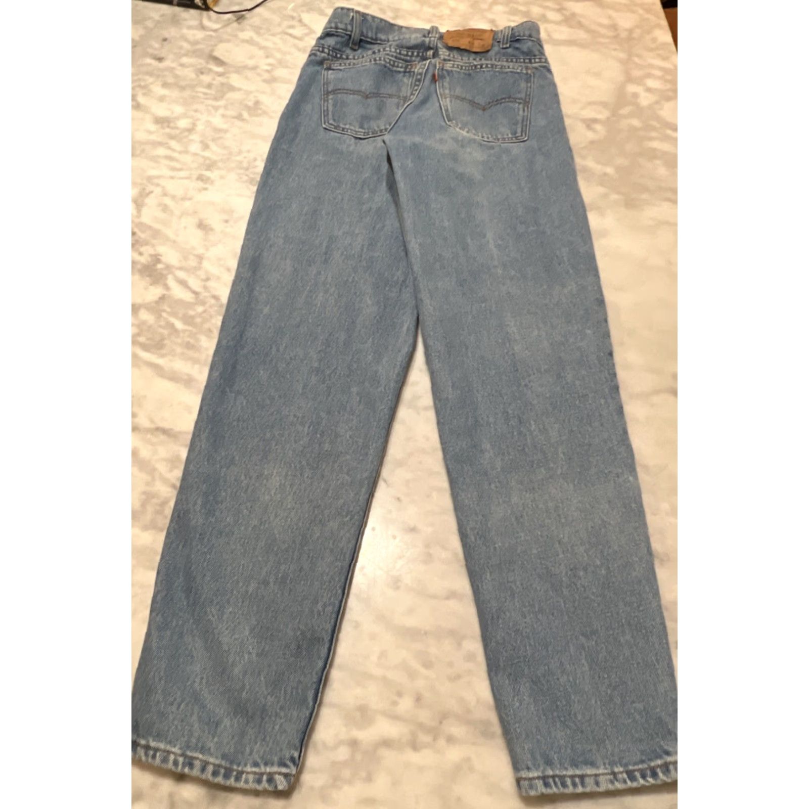 Levi's VINTAGE Levi’s 550 Jeans Men W30 L32 Orange Tab Cotton Made Chile Even Fade 1990s Grunge Mens Size US 30 / EU 46 - 4 Thumbnail