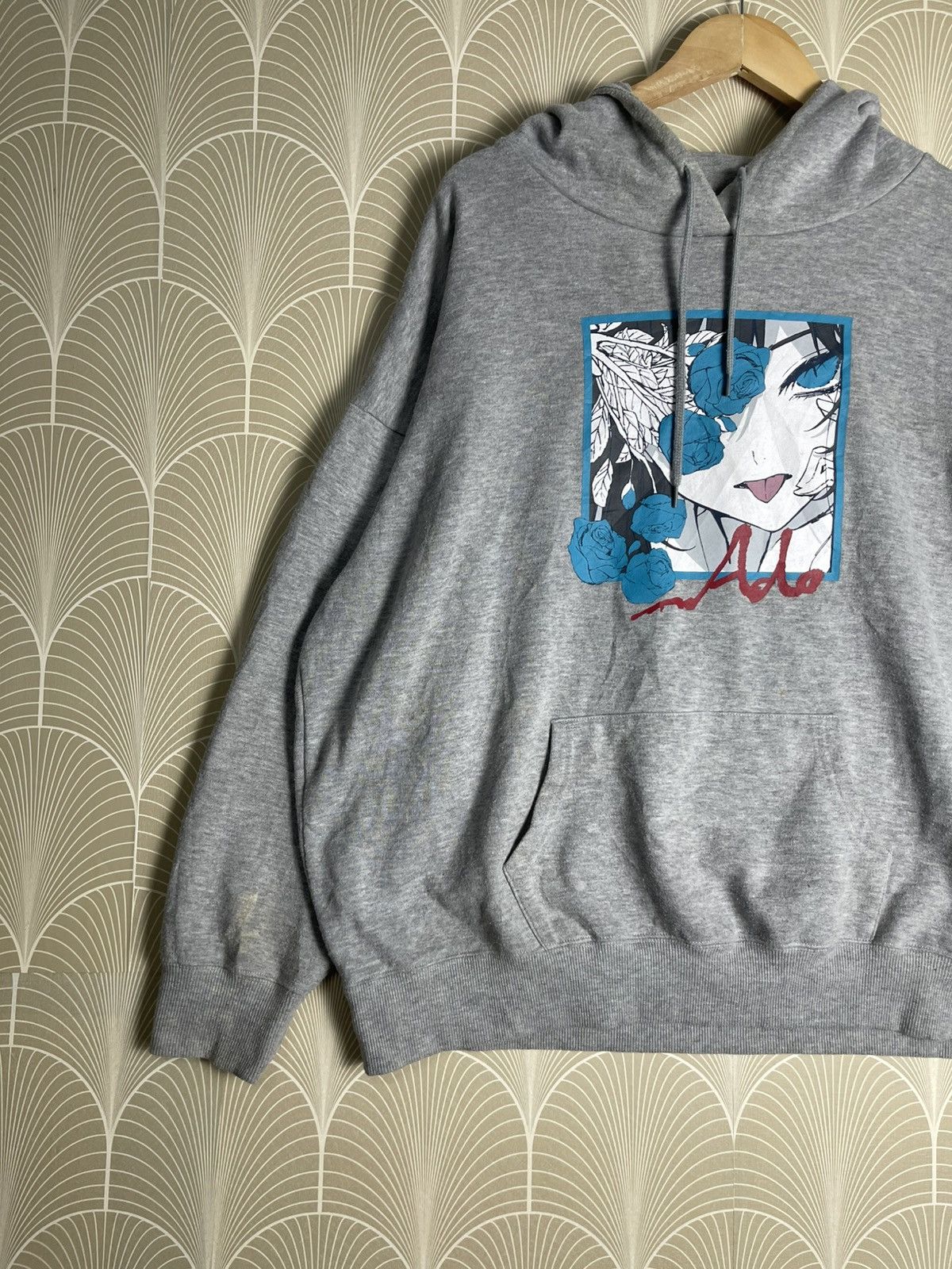 Anime 2000s ADO USSEWA JAPANESE ANIME HOODIE RARE PRINT Size US L / EU 52-54 / 3 - 3 Thumbnail