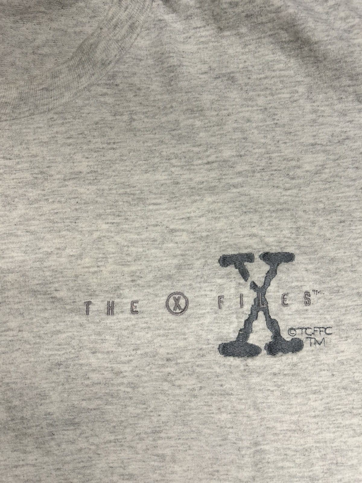 Vintage Crazy Vintage 90s Essential Grey X Files Graphic Tee Shirt Size US L / EU 52-54 / 3 - 2 Thumbnail