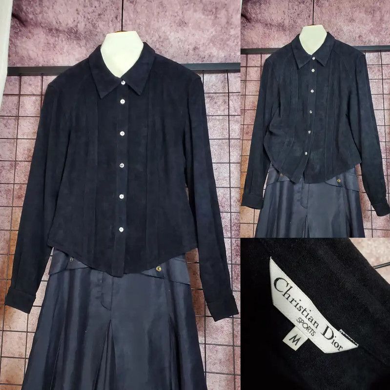 Dior Dior Women's Black Long Sleeve Cardigan 0089 Size M / US 6-8 / IT 42-44 - 1 Thumbnail