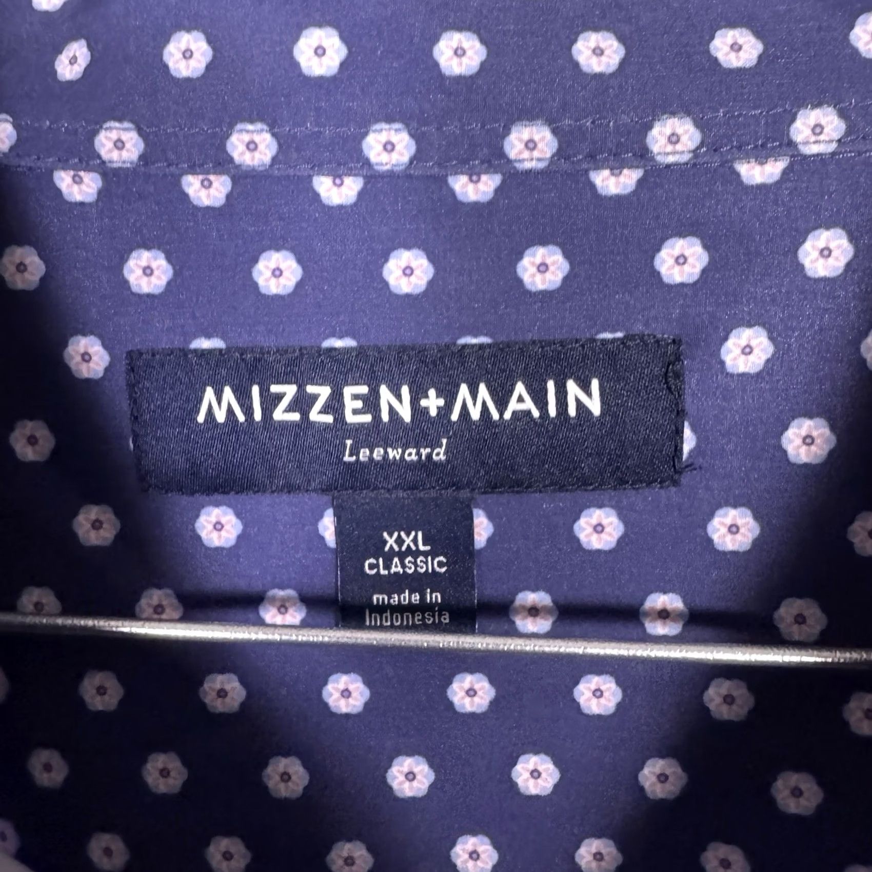 Mizzen+Main Mizzen + Main Leeward Shirt Mens XXL 2XL Classic Floral Polka Dot Geometric Size US XXL / EU 58 / 5 - 4 Thumbnail