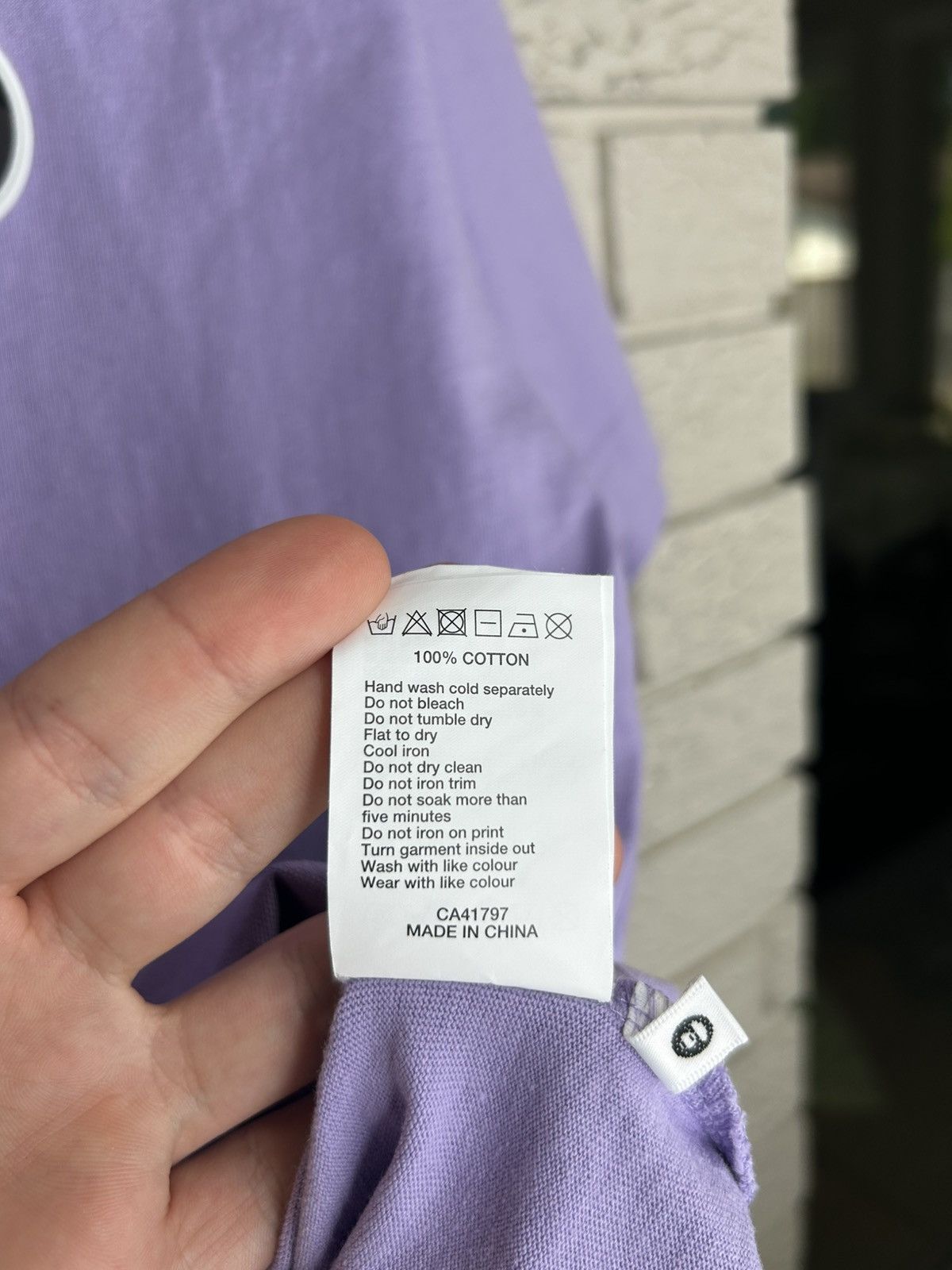 Aape Aape Badge Lavender T Shirt Size US S / EU 44-46 / 1 - 16 Thumbnail