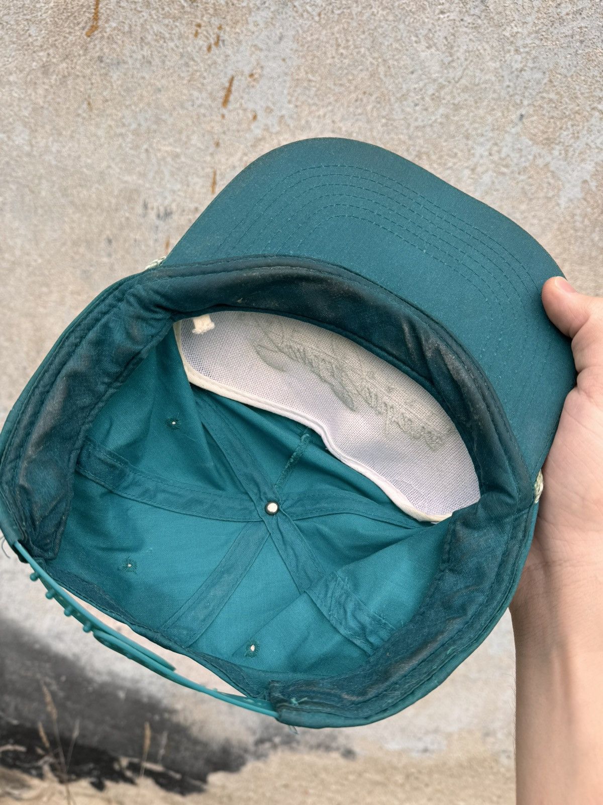 Vintage Vintage "Santa Barbara" California Hat 90s Faded Washed Cap Size ONE SIZE - 6 Thumbnail