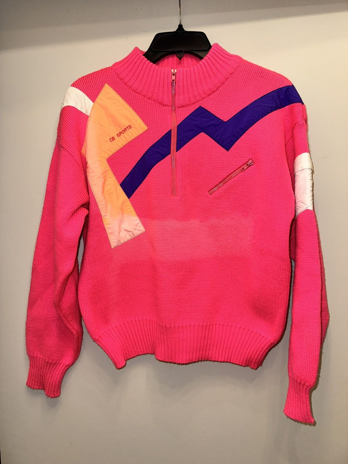 CB Sports Vintage Women’s CB Wool Half Zip Size M / US 6-8 / IT 42-44 - 1 Thumbnail