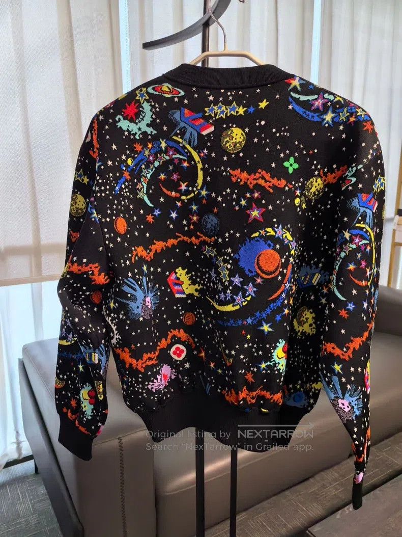 Louis Vuitton Louis Vuitton Milky Way Star Knit Cardigan sweater Size US M / EU 48-50 / 2 - 2 Thumbnail