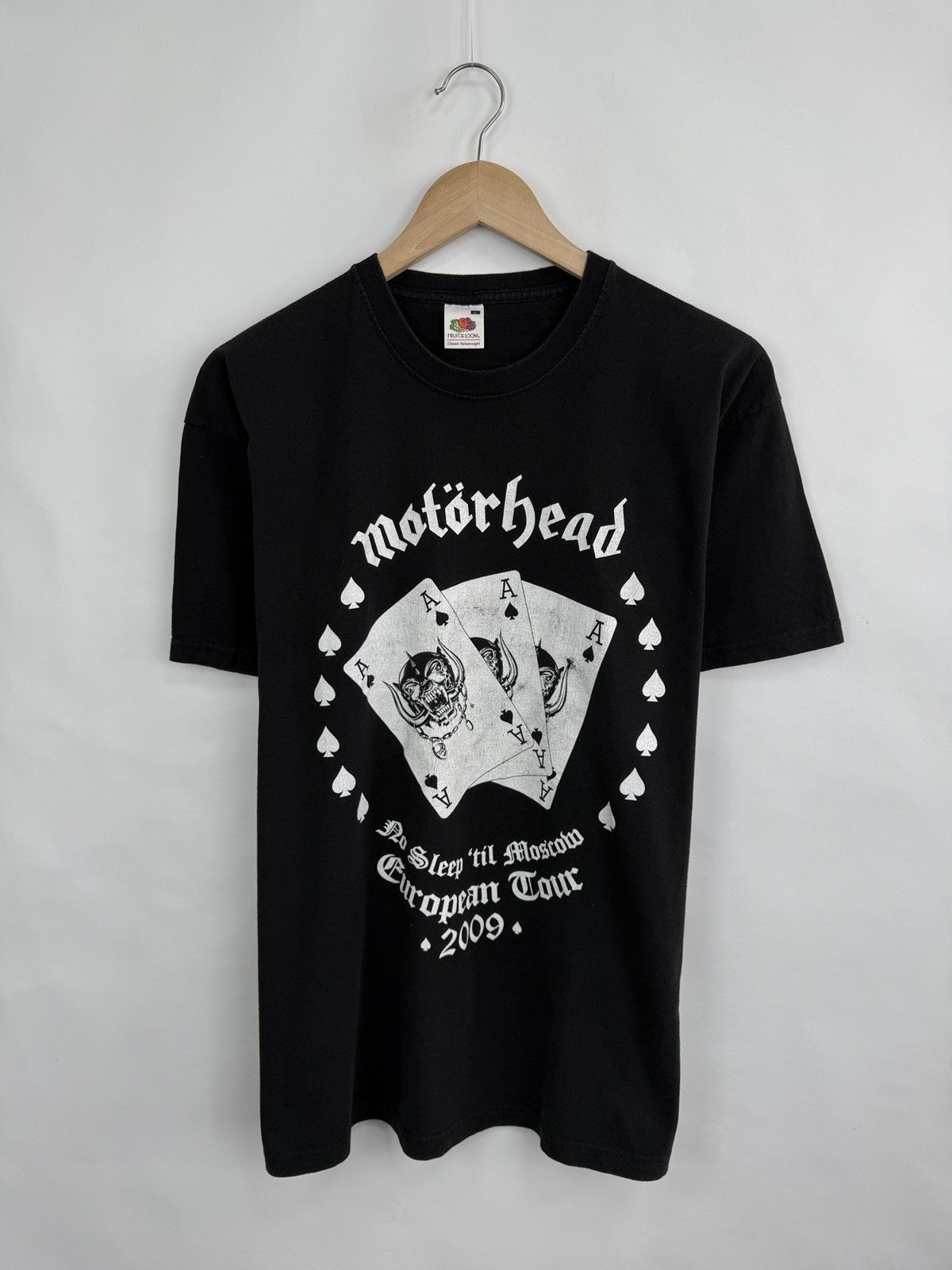 Fruit Of The Loom 🇬🇧 Vintage 2009 Motorhead Rock Band T-Shirt Retro Rare Y2K Size US L / EU 52-54 / 3 - 3 Thumbnail