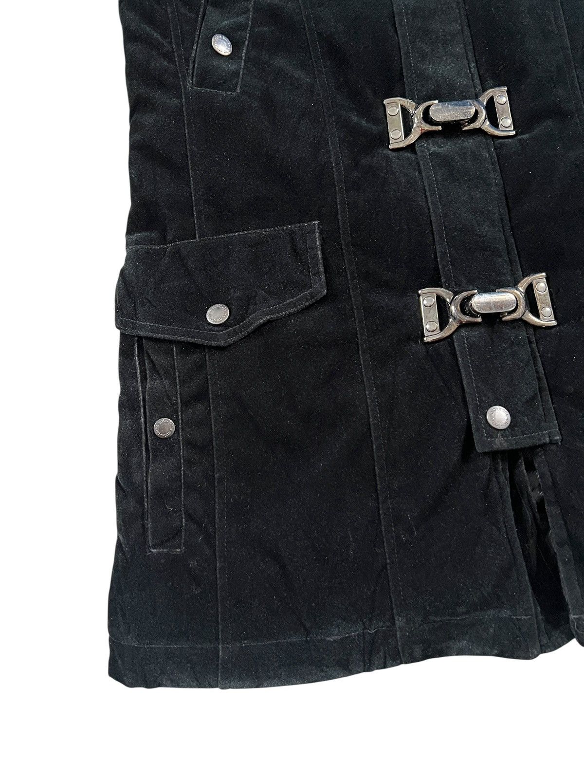 In The Attic In the Attic Black Velvet Bondage Jacket Size US M / EU 48-50 / 2 - 7 Thumbnail
