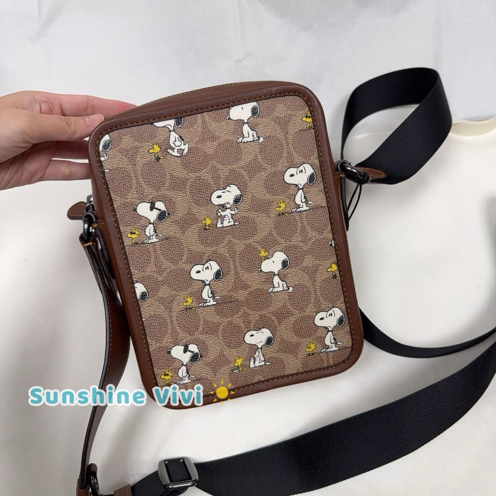 Coach Coach X CBK48 Peanuts Sullivan Crossbody Bag Snoopy Print Size ONE SIZE - 5 Thumbnail