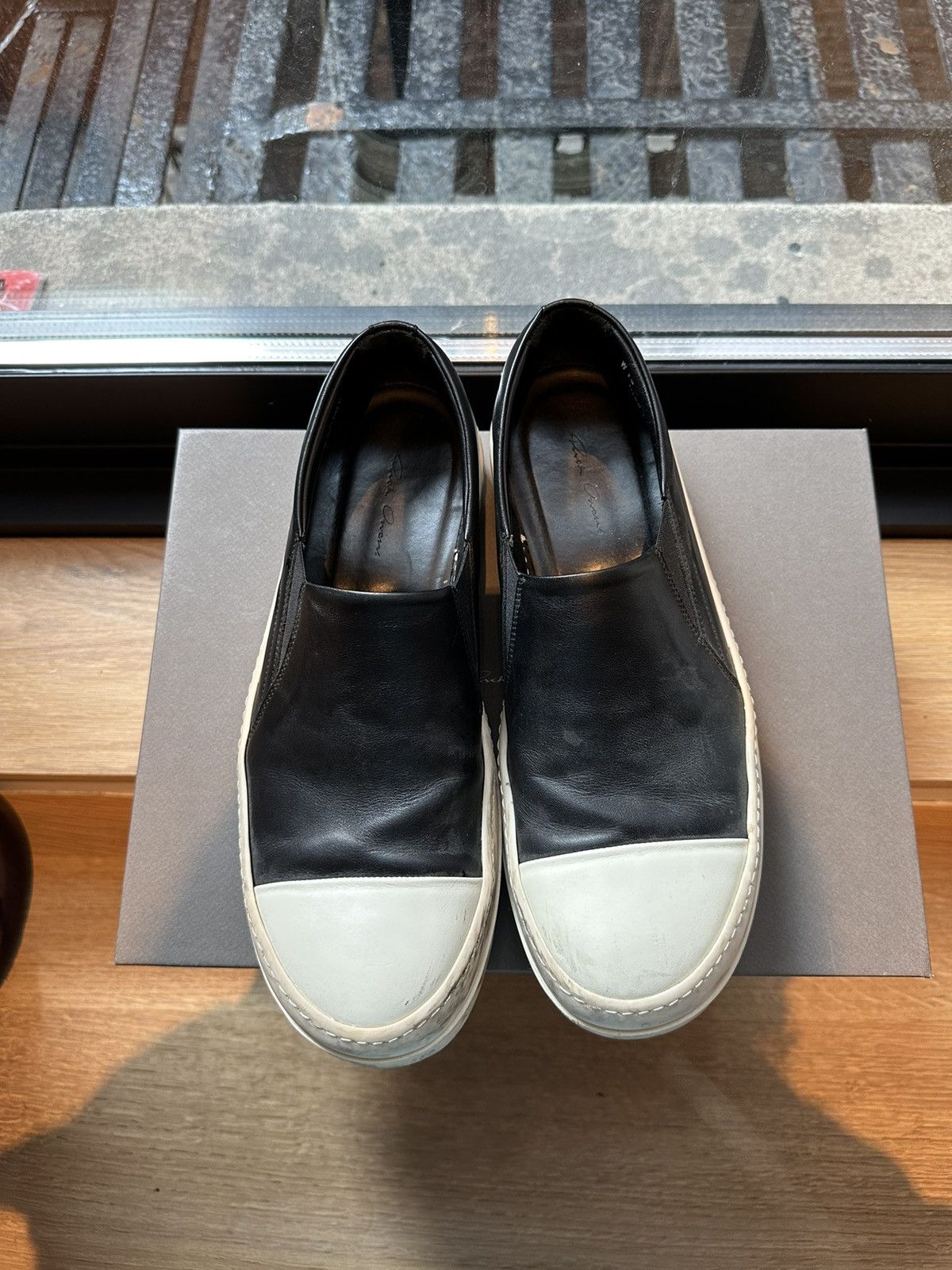 Rick Owens Rick Owens Ramones Slip Ons Size US 10.5 / EU 43-44 - 1 Thumbnail