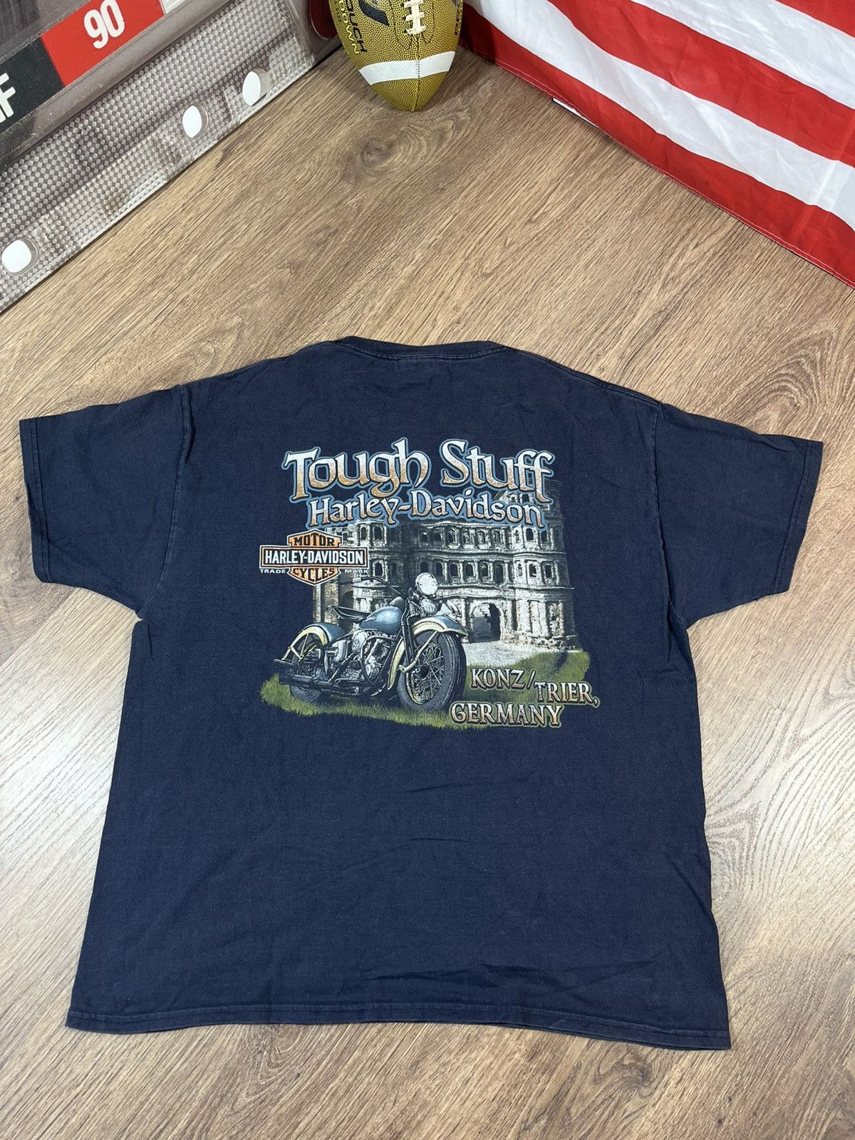 Vintage Harley Davidson Vintage T Shirt Germany Size US XL / EU 56 / 4 - 1 Thumbnail