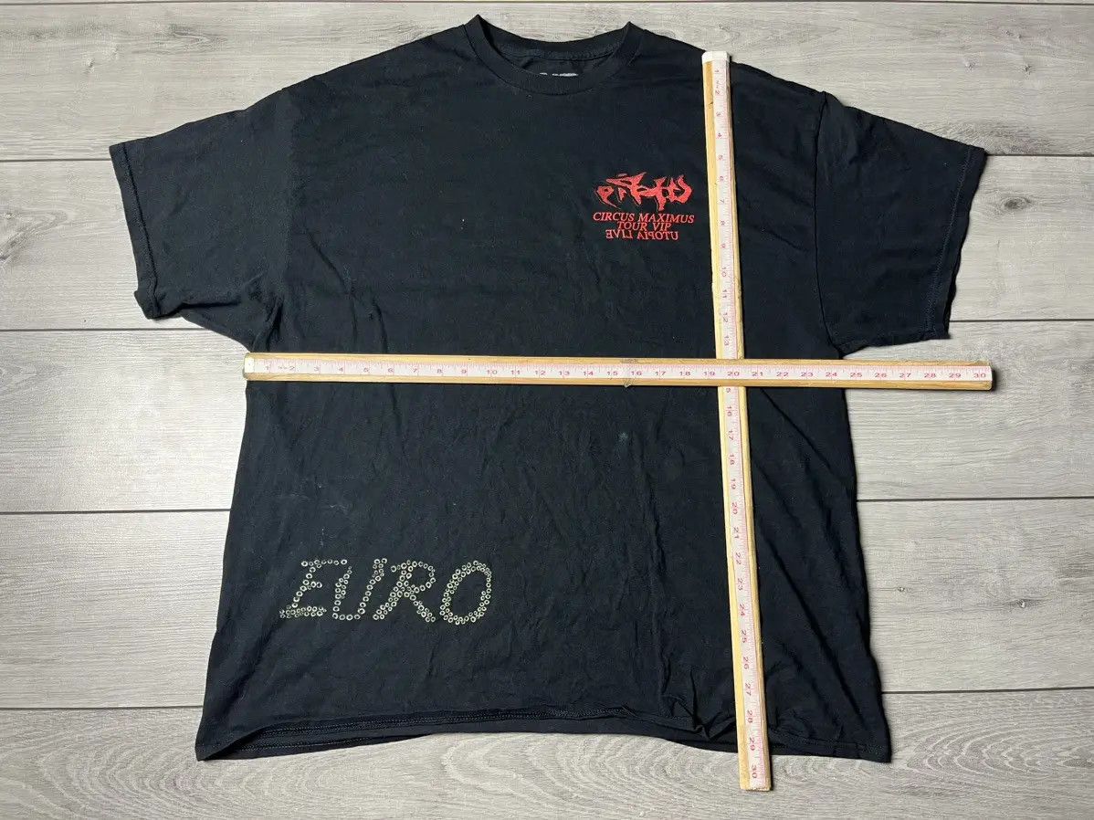 Travis Scott Travis Scott Circus Maximus Europe VIP black tee Size US XL / EU 56 / 4 - 5 Thumbnail