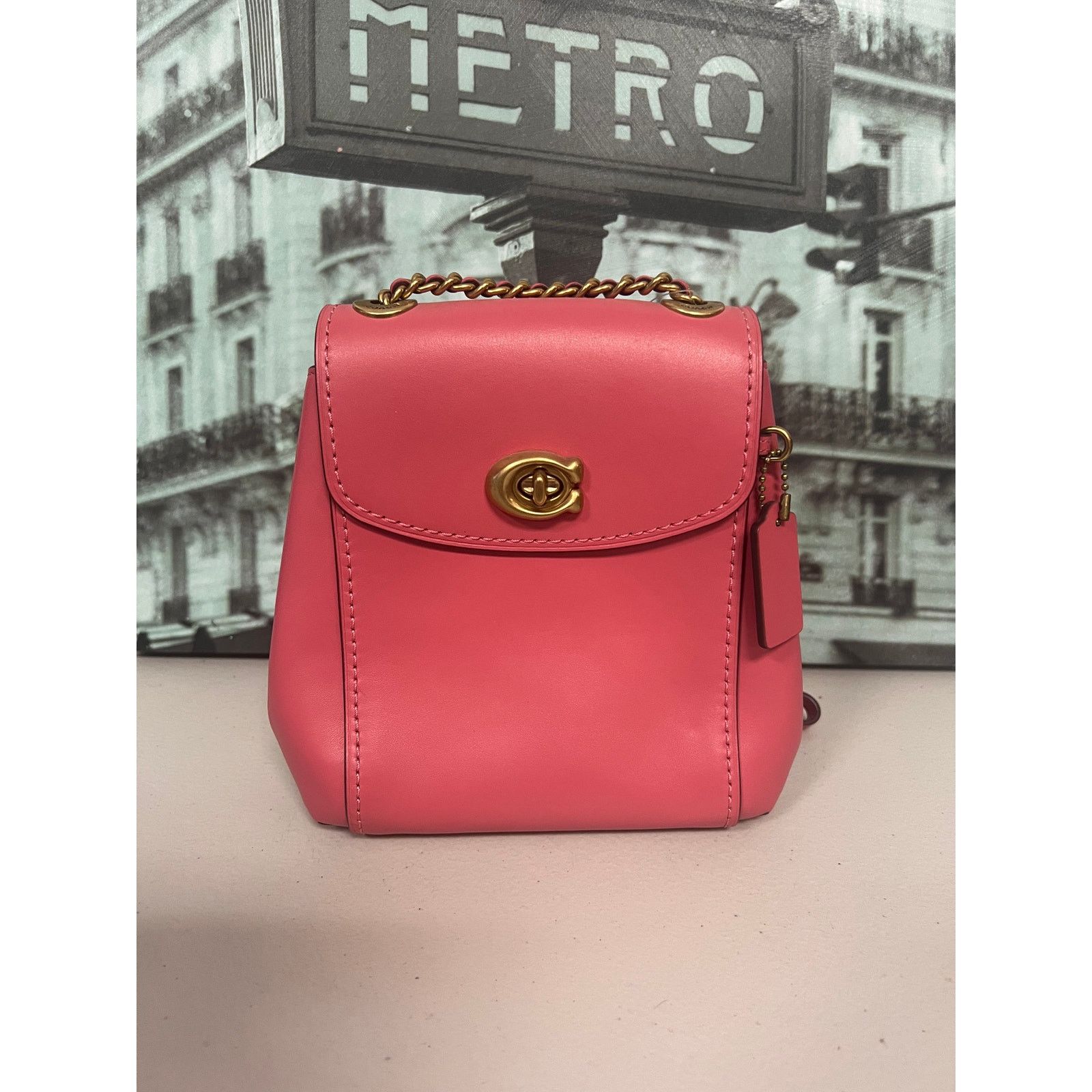 Coach Coach 52670 Parker Convertible Backpack 16 IN Pink Size ONE SIZE - 1 Thumbnail