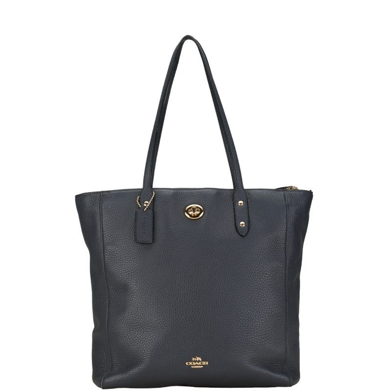 Coach Coach Coach Leather Logo Handbag Tote Bag F12184 Leather Tote Bag F12184 in Very Good Condition Size ONE SIZE - 1 Thumbnail