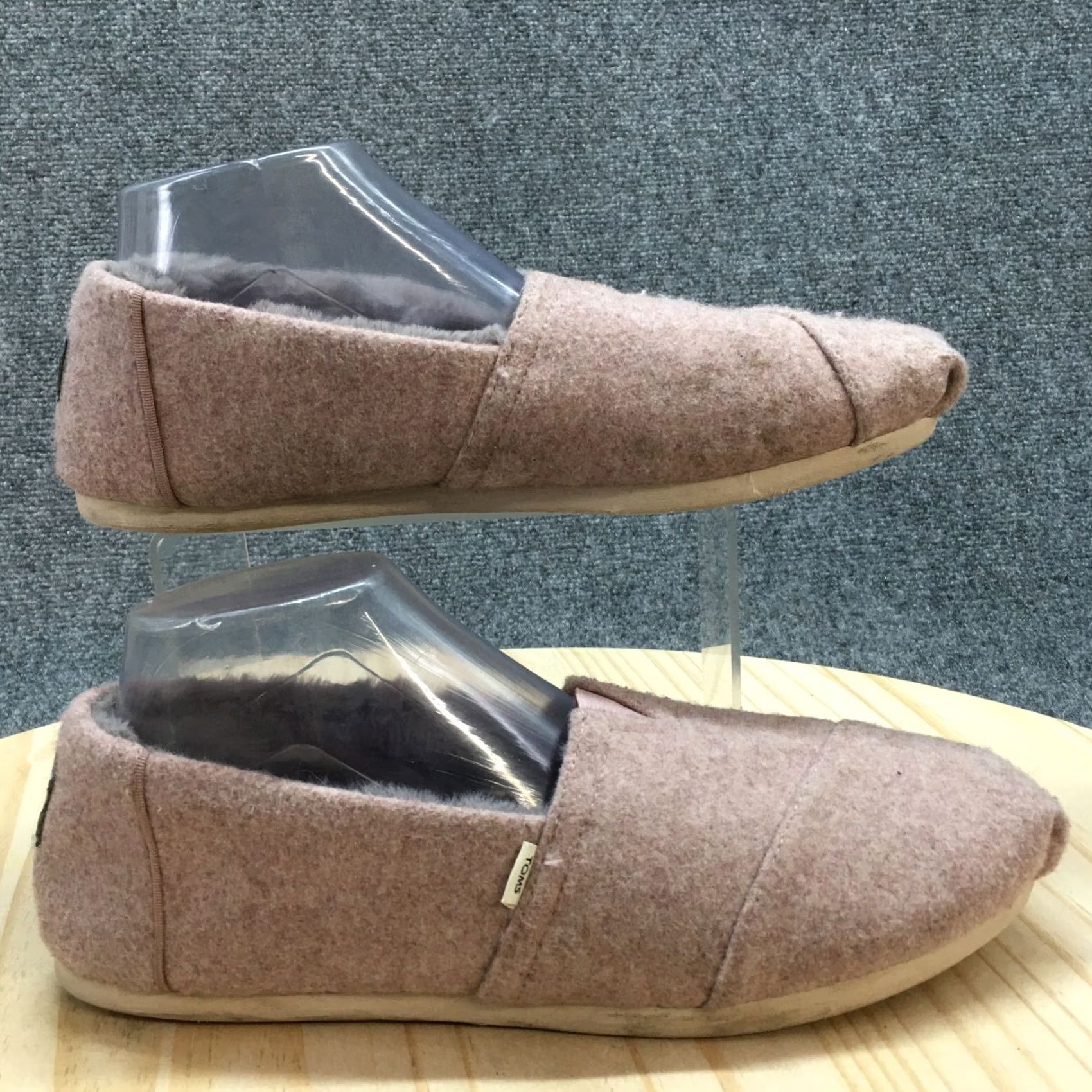 Toms TOMS Slippers Womens 10 Slip On Loafers Flats Comfort Pink Fabric Size US 10 / IT 40 - 2 Thumbnail