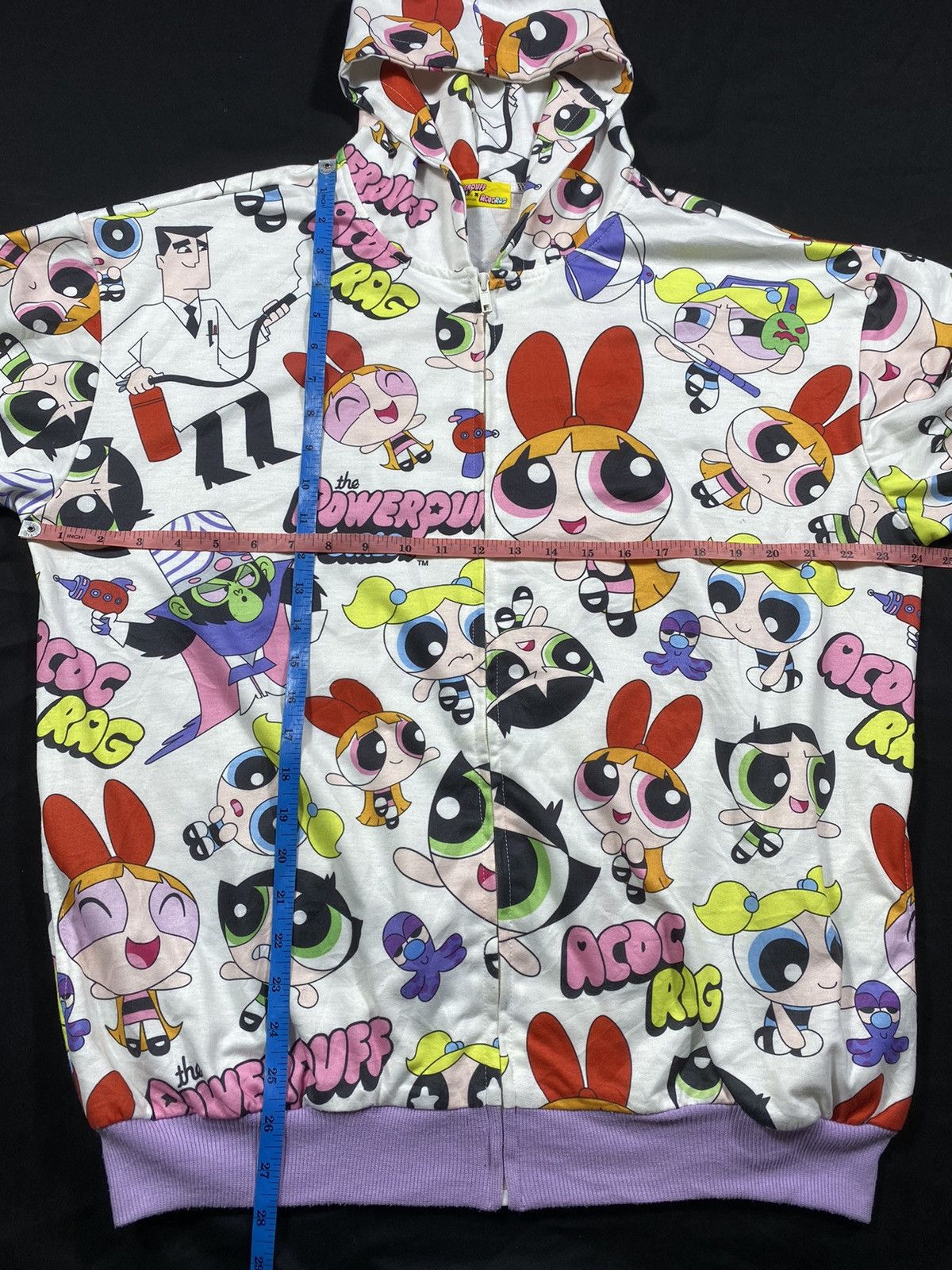 20471120 POWERPUFF GIRLS X ACOCRAG FULL PRINT ZIP HOODIE Size US L / EU 52-54 / 3 - 7 Thumbnail