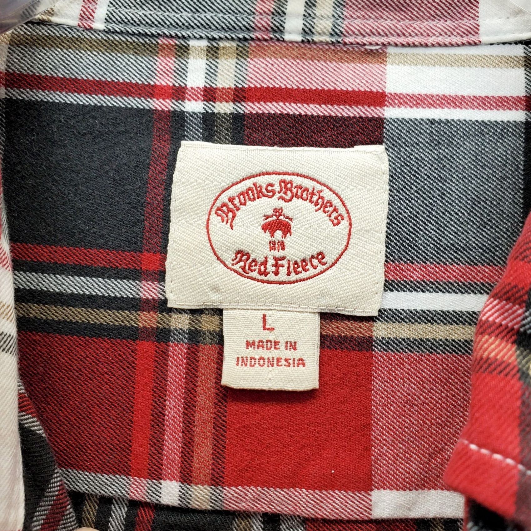 Brooks Brothers Brooks Brothers Button-Down Shirt Men L Multi Plaid Flannel Long Sleeve Collared Size US L / EU 52-54 / 3 - 5 Thumbnail
