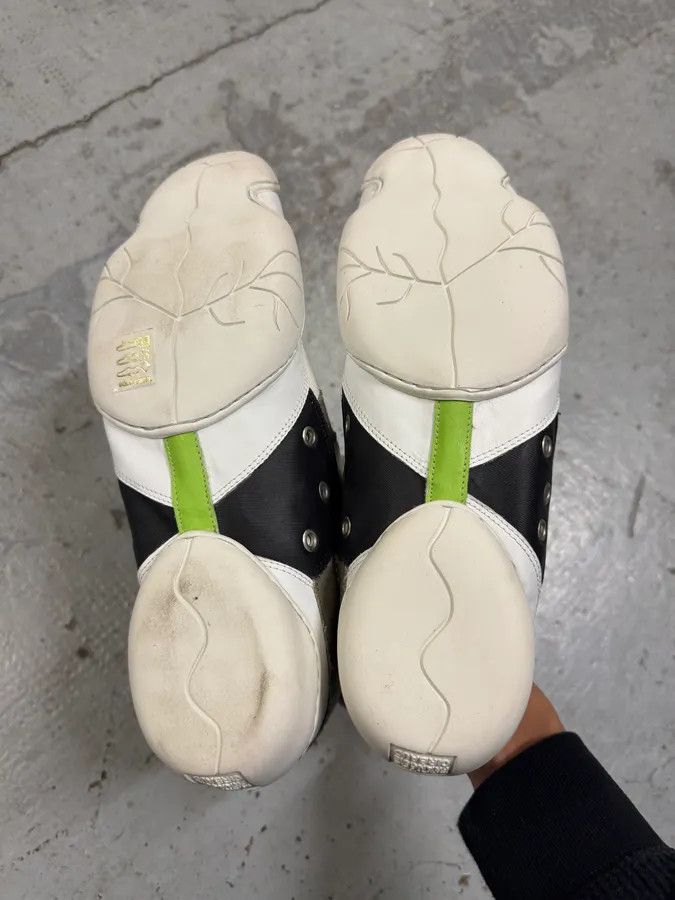 Marithe + Francois Girbaud Marithé François Girbaud Wash White Low Top Sneakers Size US 8 / EU 41 - 6 Thumbnail