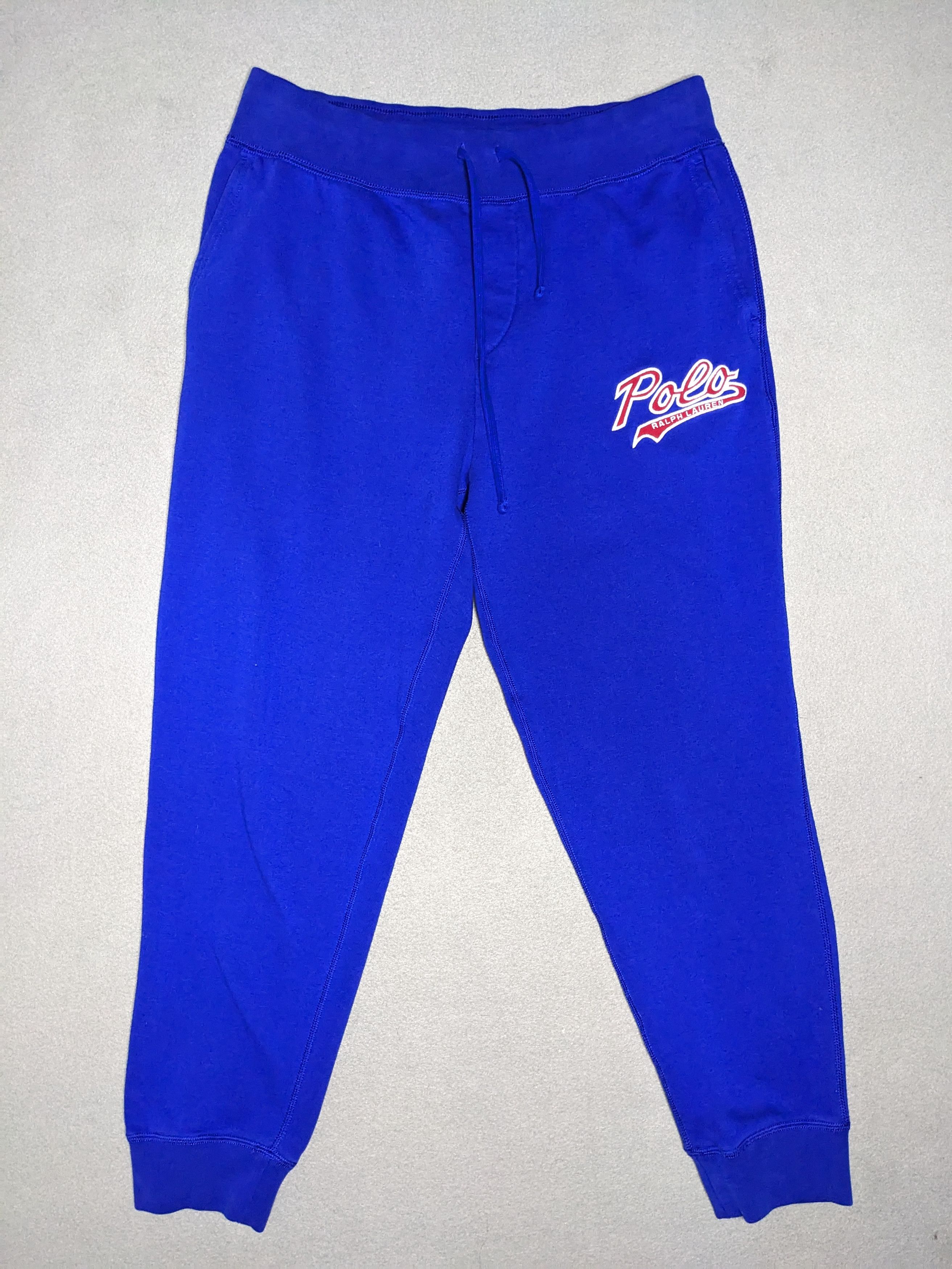 Polo Ralph Lauren Polo Ralph Lauren Script Jogger Sweatpants Mens Blue Red Size US 32 / EU 48 - 2 Thumbnail