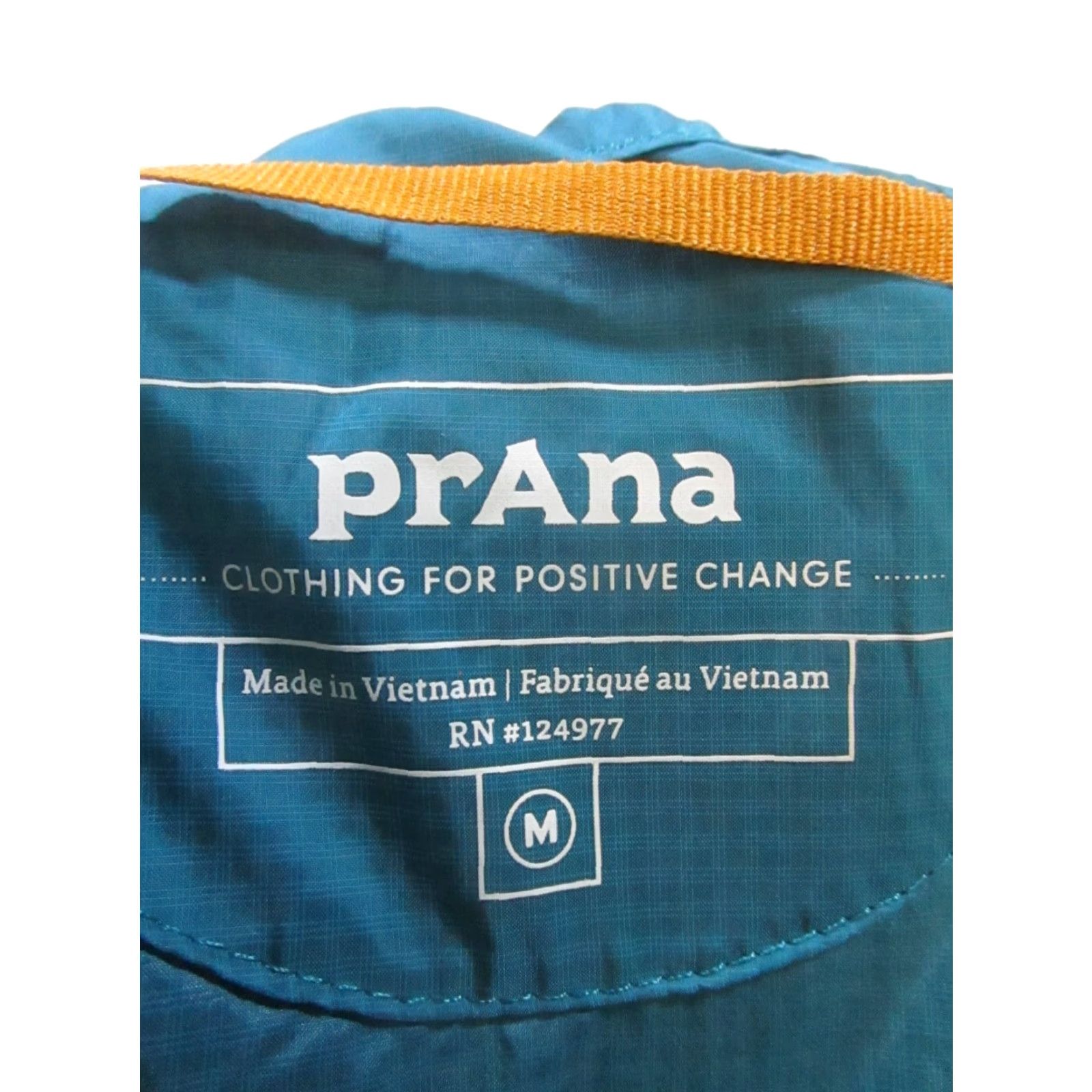 Prana Prana Jacket Womens Medium Blue Anorak Size M / US 6-8 / IT 42-44 - 3 Thumbnail