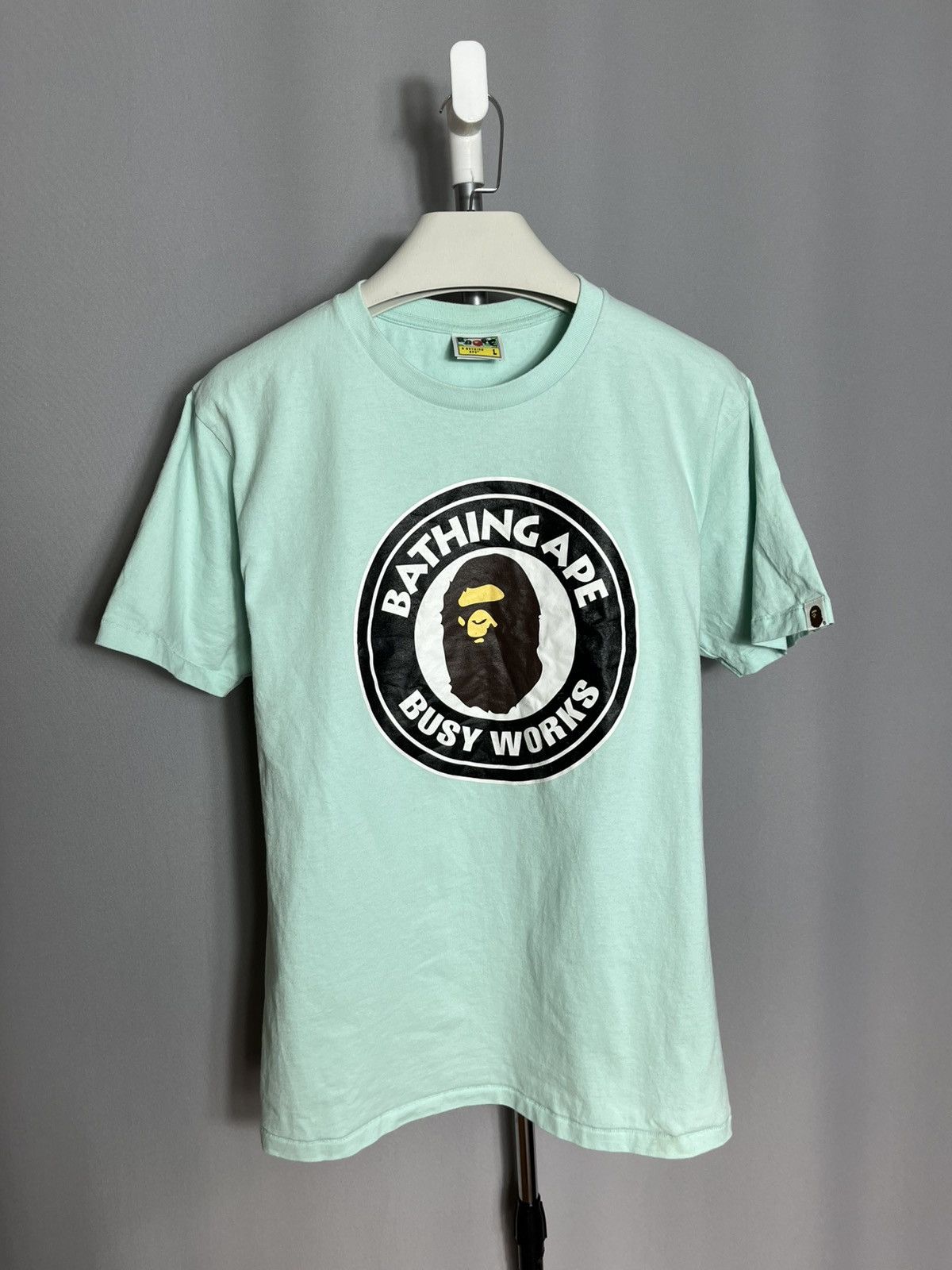 Bape BAPE Busy Works Tee mens t-shirt cotton short sleeve Size US L / EU 52-54 / 3 - 1 Thumbnail