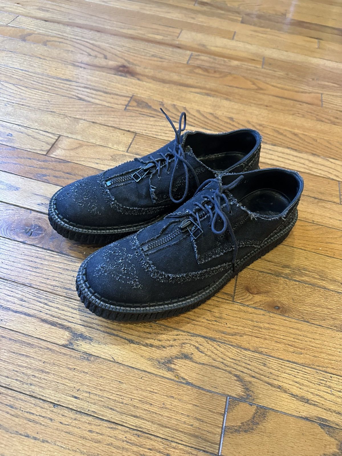 Yohji Yamamoto Yohji Yamamoto POUR HOMME Deck creeper shoes SS18 Size US 11 / EU 44 - 1 Thumbnail