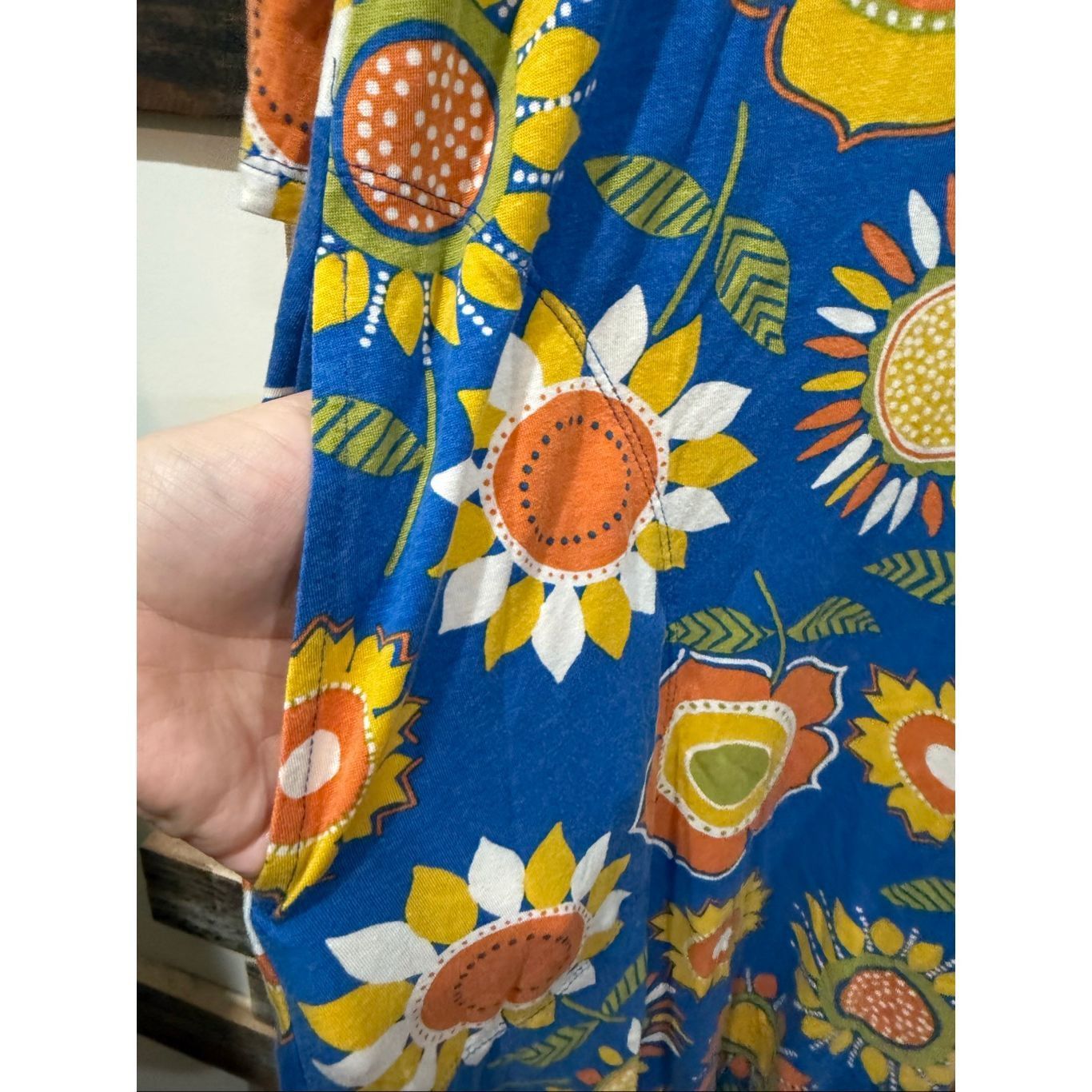 Guru Gudrun Sjoden colorful dress pockets discoloration size M Size M / US 6-8 / IT 42-44 - 5 Thumbnail