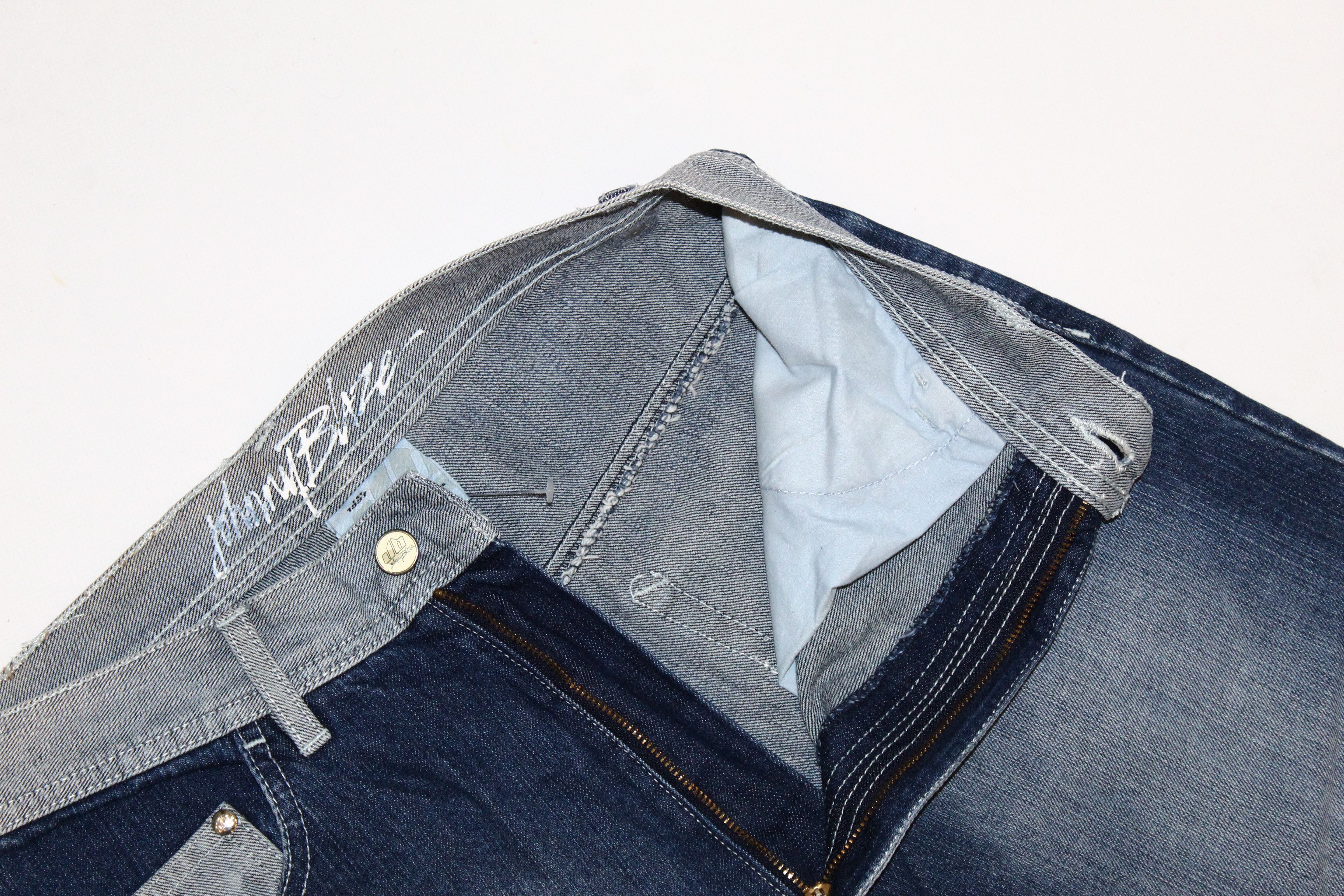 Wu-Tang Clan Johnny Blaze aka Method Man Faded Denim Bootcut Baggy Jeans Size US 30 / EU 46 - 4 Thumbnail