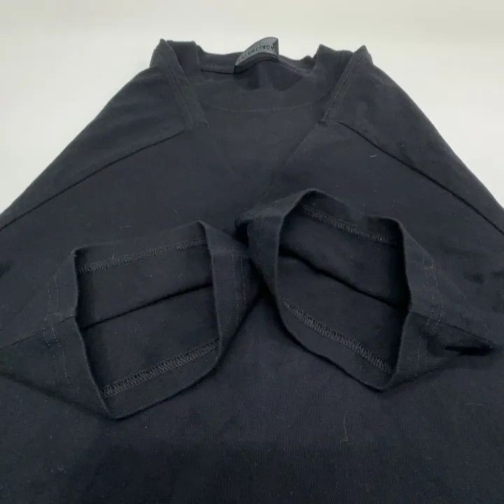 Balenciaga Balenciaga Black Printed Cotton T-Shirt 0079-2507 Size L / US 10 / IT 46 - 6 Thumbnail