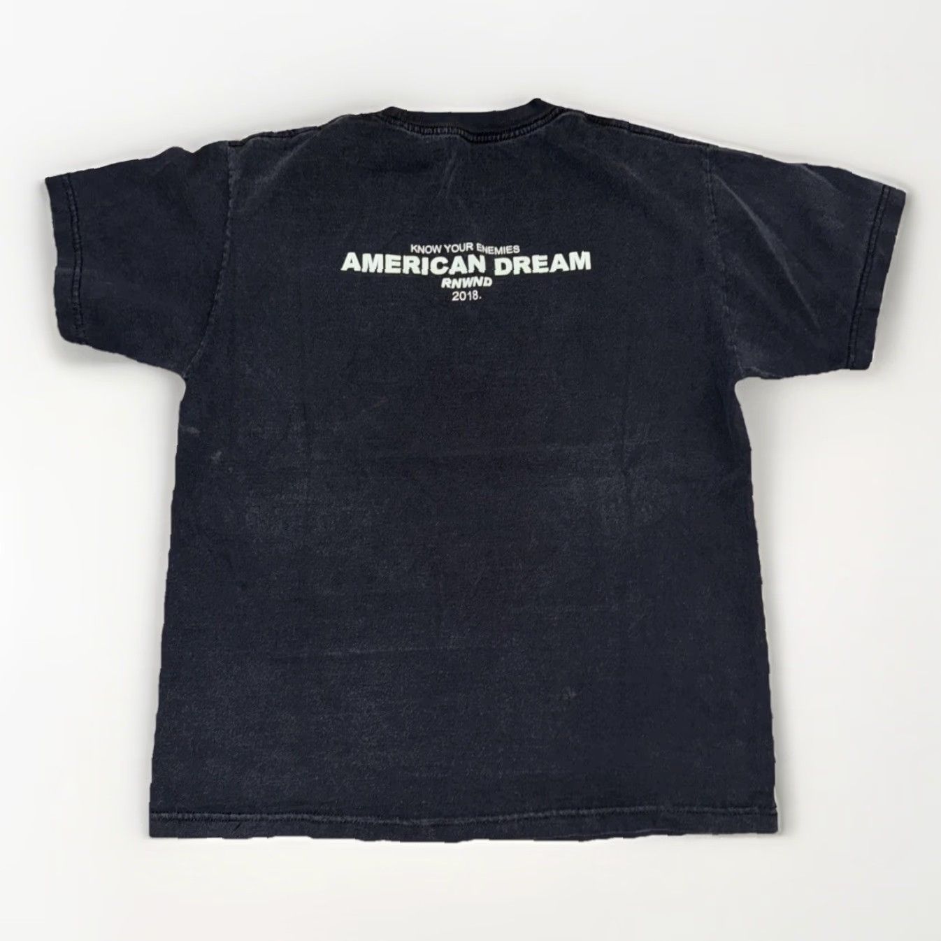 Vintage VINTAGE Renowned LA Streetwear T-Shirt Black M Adult Mens Graphic Print 19x25 American Dream Slogan Size US M / EU 48-50 / 2 - 4 Thumbnail