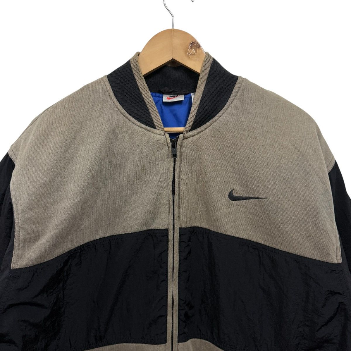 Nike Vintage 90s Nike Jacket Bomber Baggy Style Size US XL / EU 56 / 4 - 4 Thumbnail