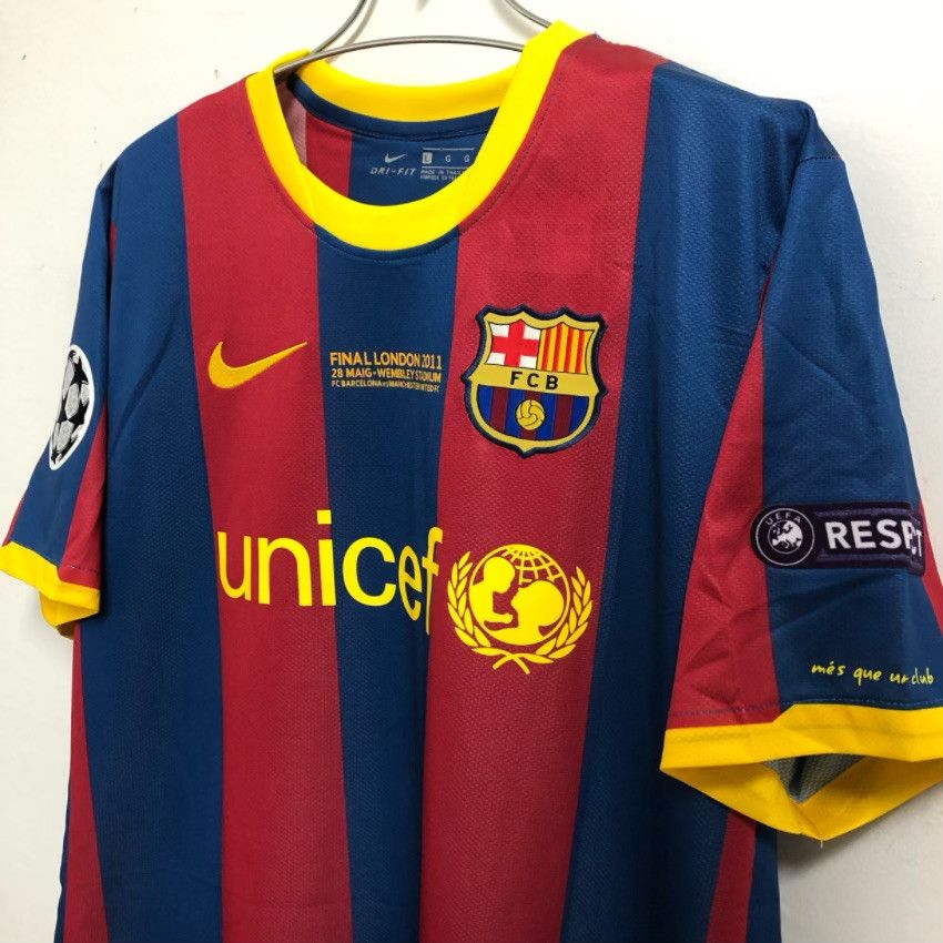 Vintage 10-11 Messi Barcelona Home Soccer Jersey Size US L / EU 52-54 / 3 - 3 Thumbnail